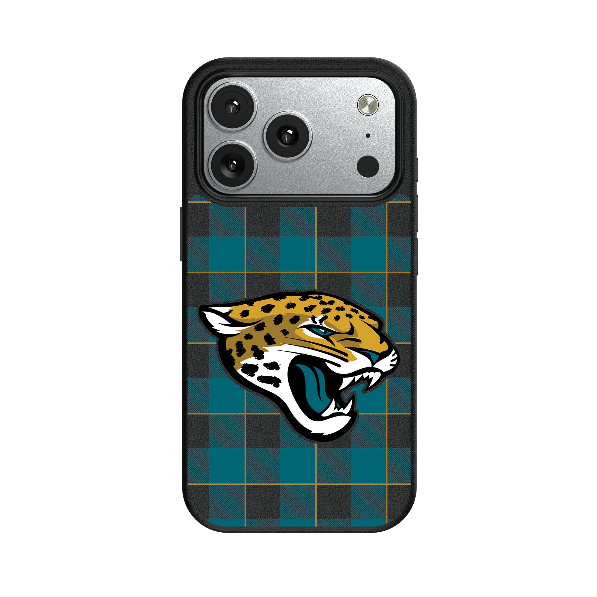 Jacksonville Jaguars Plaid iPhone MagSafe Compatible Phone Case for Apple iPhone#Device_iPhone 17 Pro
