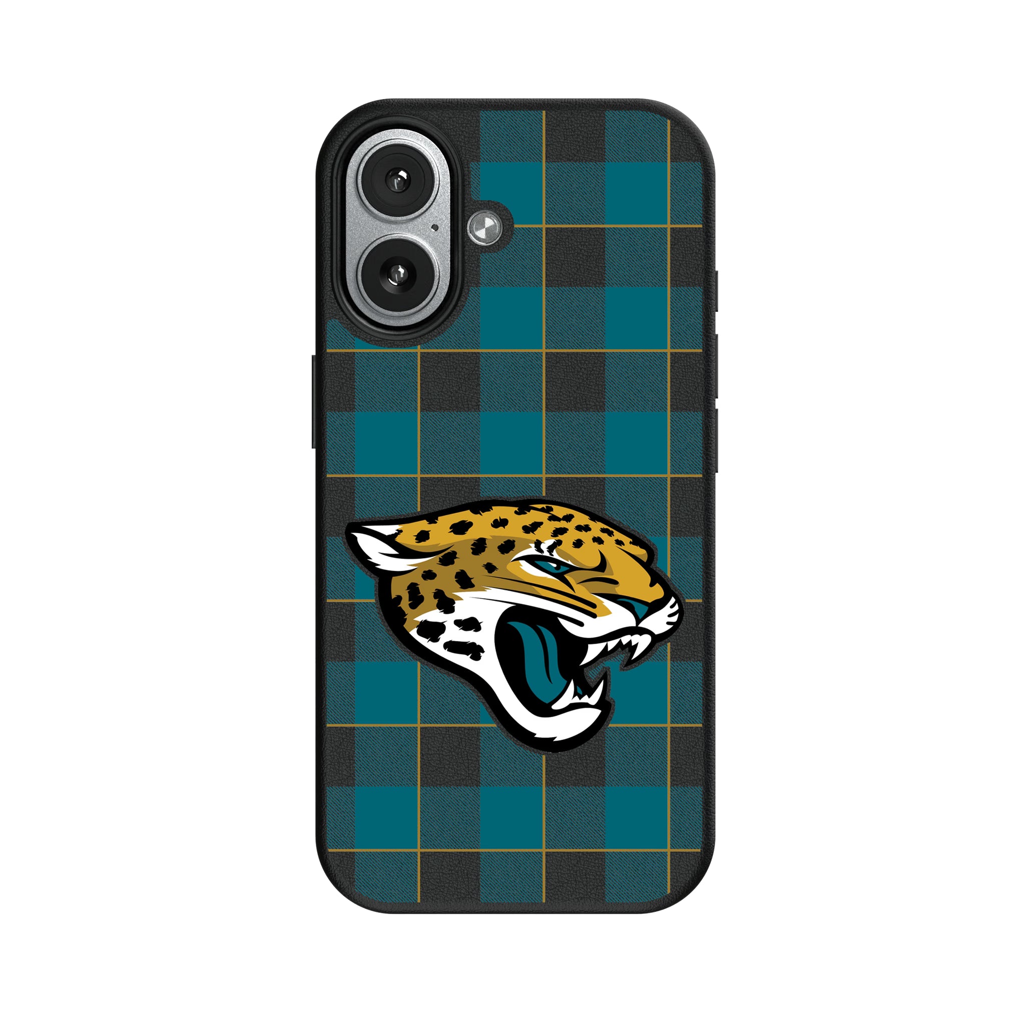 Jacksonville Jaguars Plaid iPhone MagSafe Compatible Phone Case for Apple iPhone#Device_iPhone 17