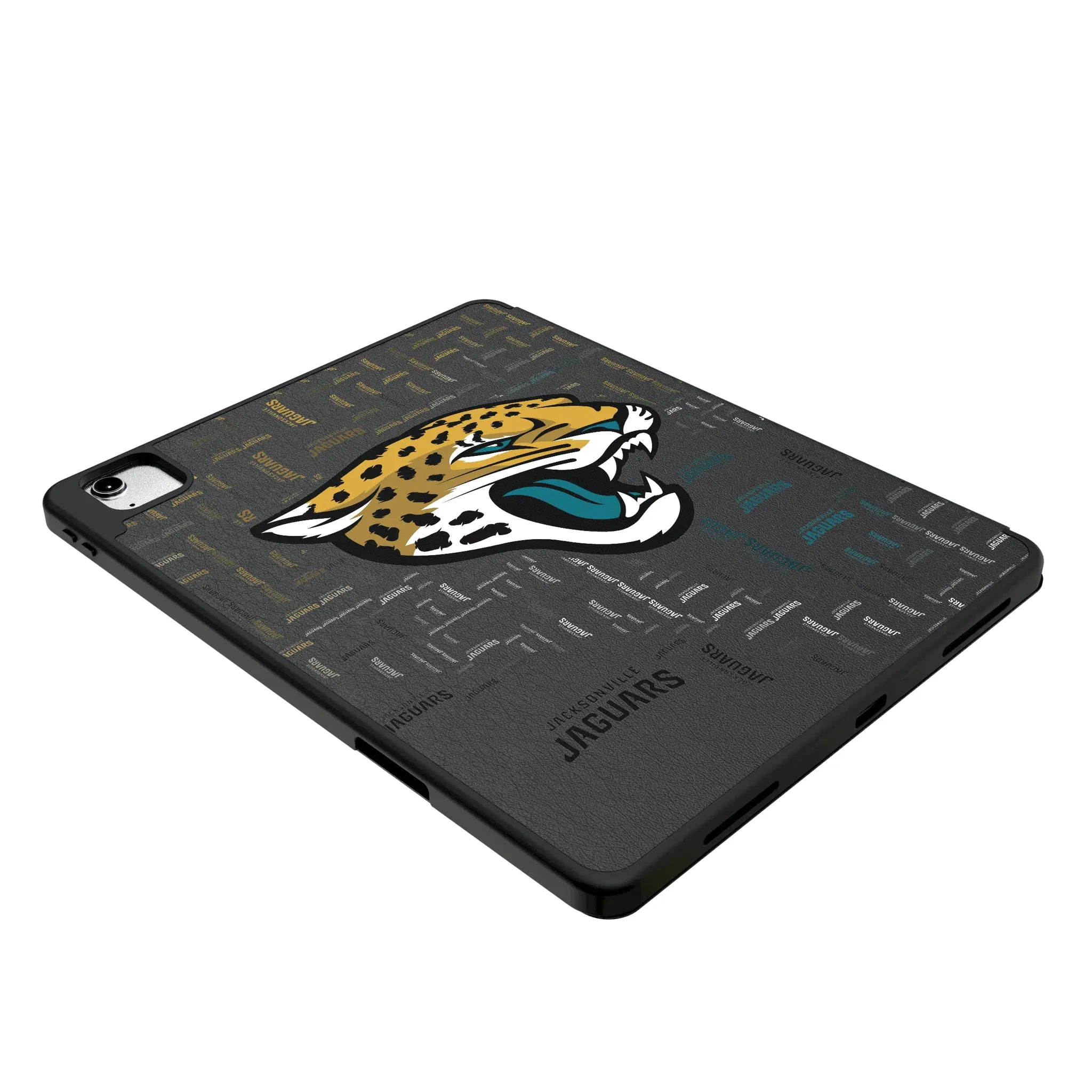 Jacksonville Jaguars Quadtile iPad Tablet Case for Apple iPad - Isometric View