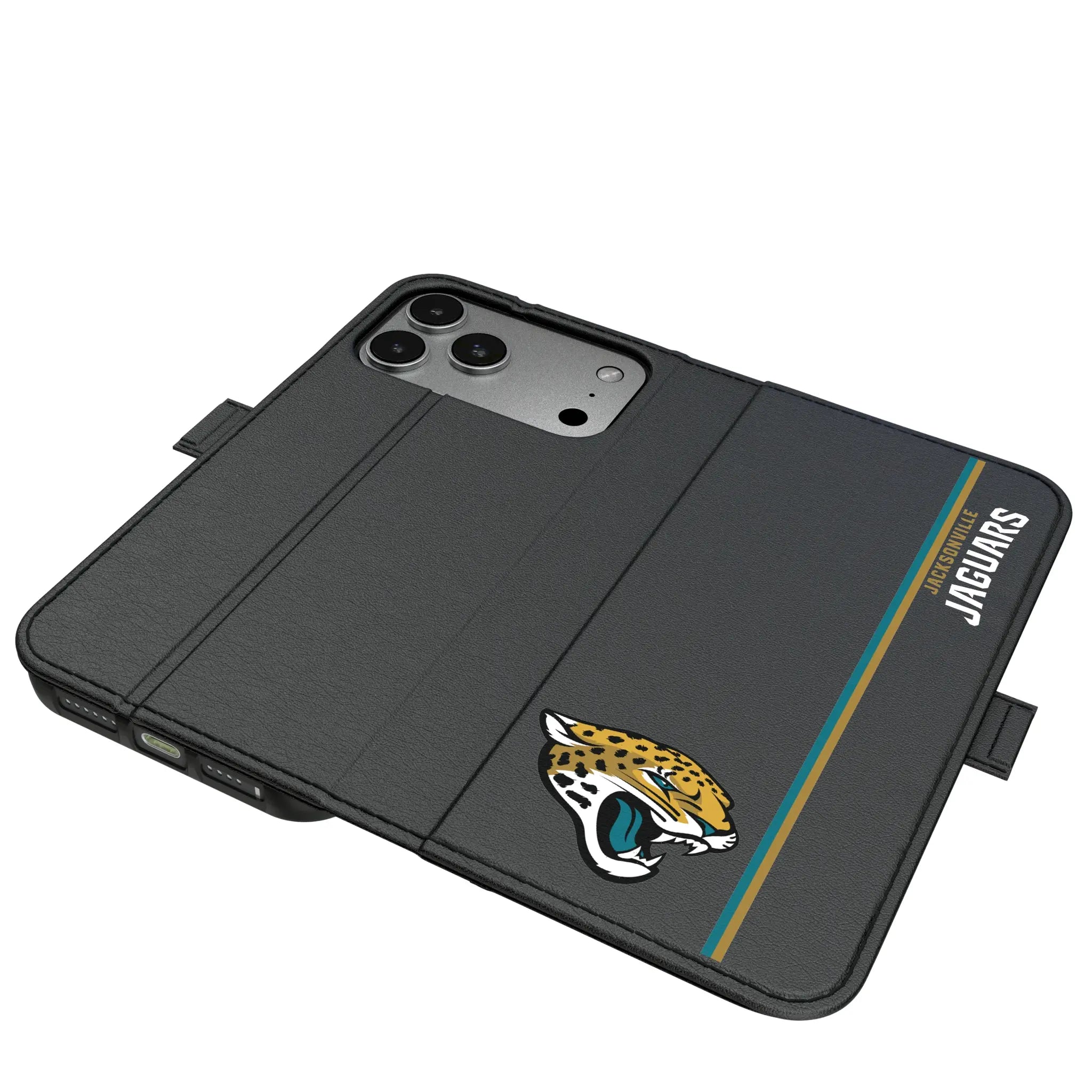 Jacksonville Jaguars Sidebar iPhone Folio Phone Case for Apple iPhone#Device_iPhone 17 Pro Max
