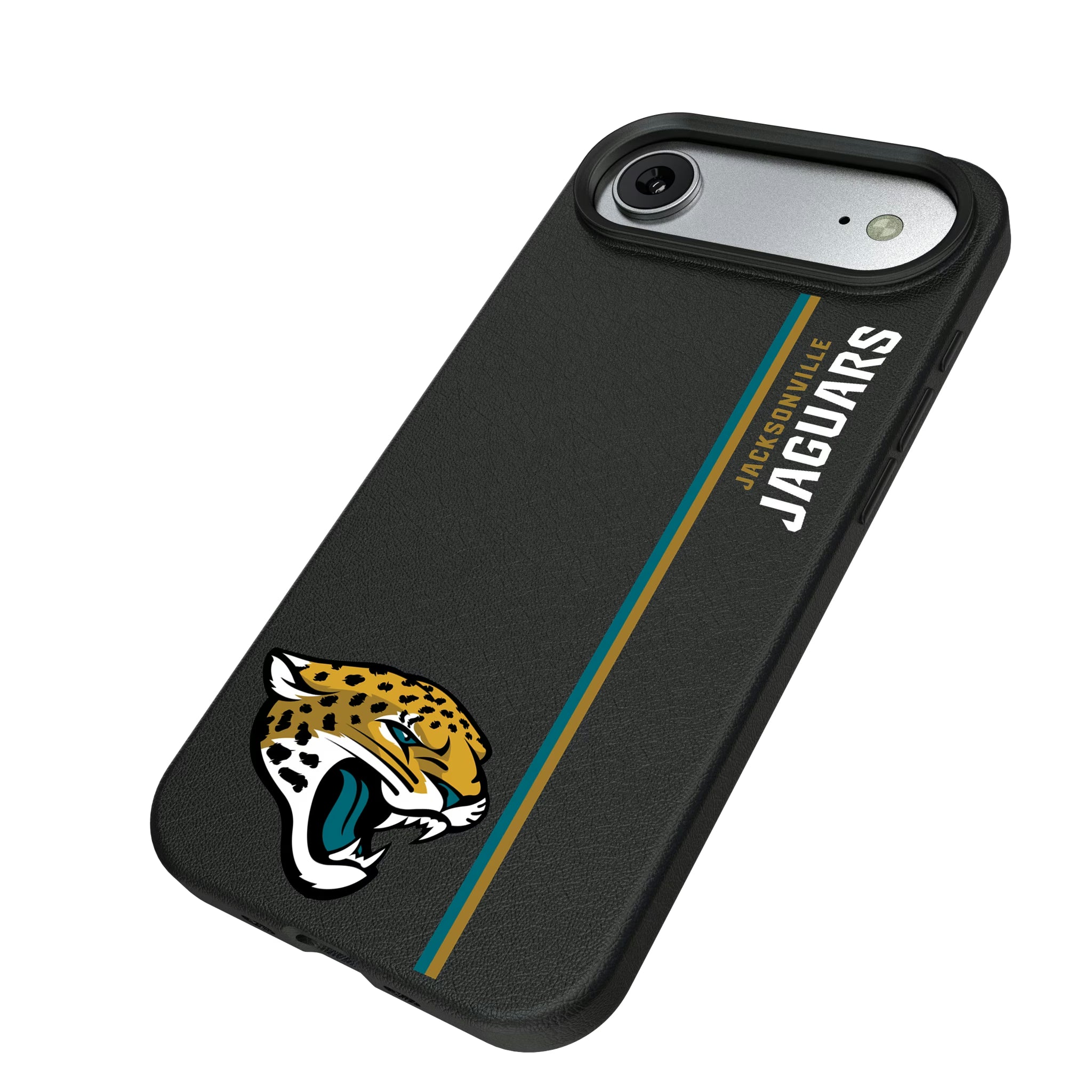 Jacksonville Jaguars Sidebar iPhone MagSafe Compatible Phone Case for Apple iPhone - Isometric View#Device_iPhone Air