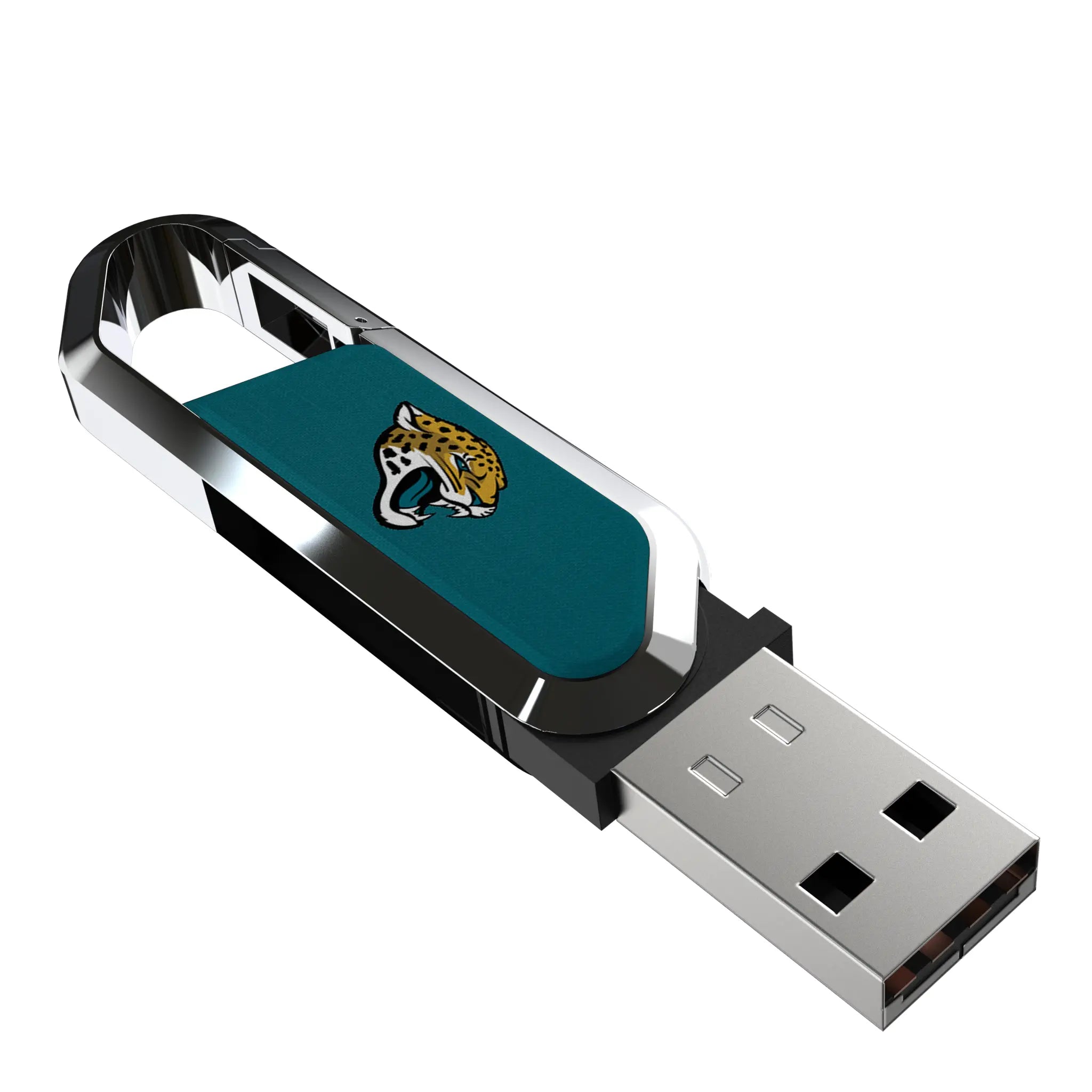 Jacksonville Jaguars Solid USB 64GB Clip Style Flash Drive