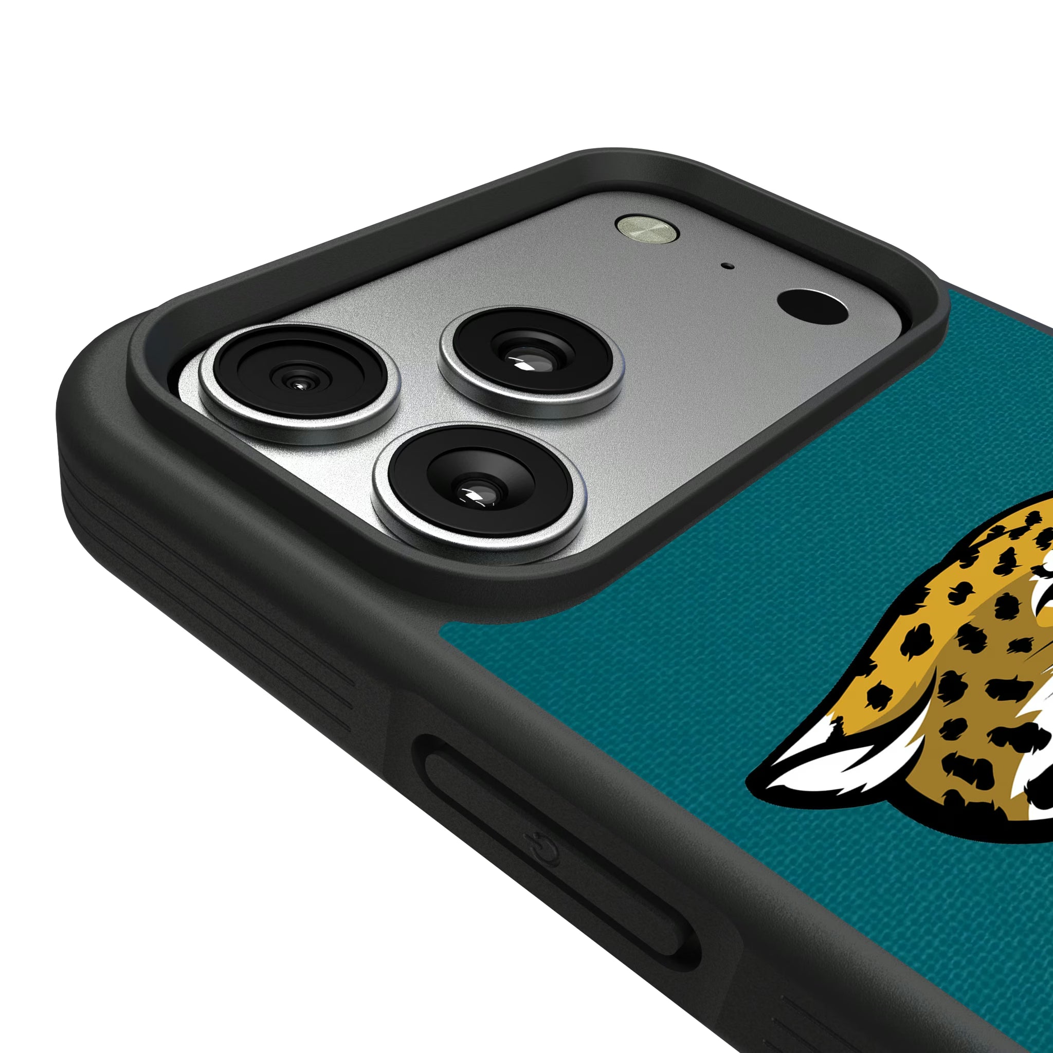 Jacksonville Jaguars Stripe iPhone Bump Phone Case for Apple iPhone - Detail#Device_iPhone 17 Pro Max