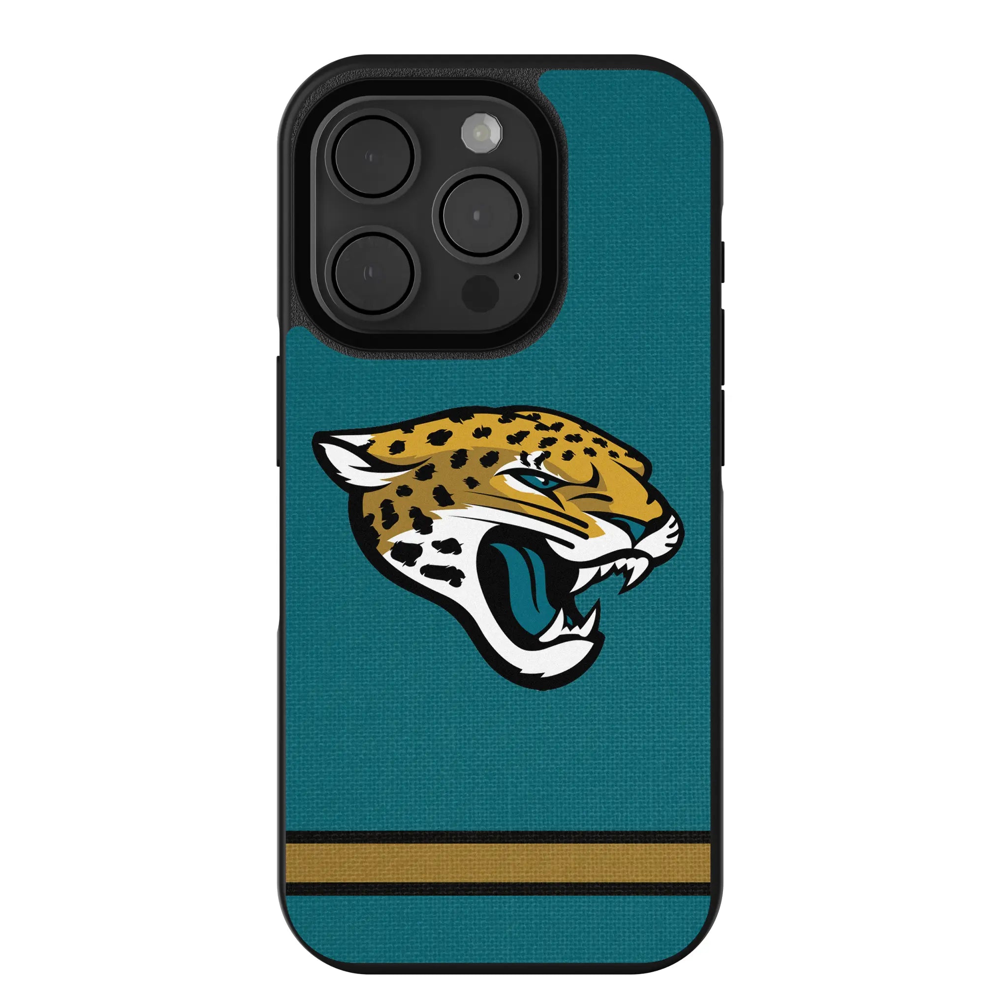 Jacksonville Jaguars Stripe iPhone Bump Phone Case for Apple iPhone