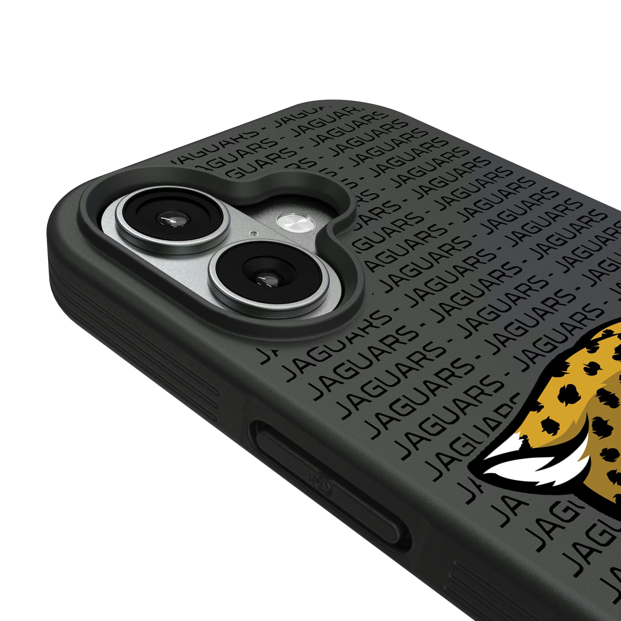 Jacksonville Jaguars Text Backdrop iPhone Bump Phone Case for Apple iPhone - Detail#Device_iPhone 17