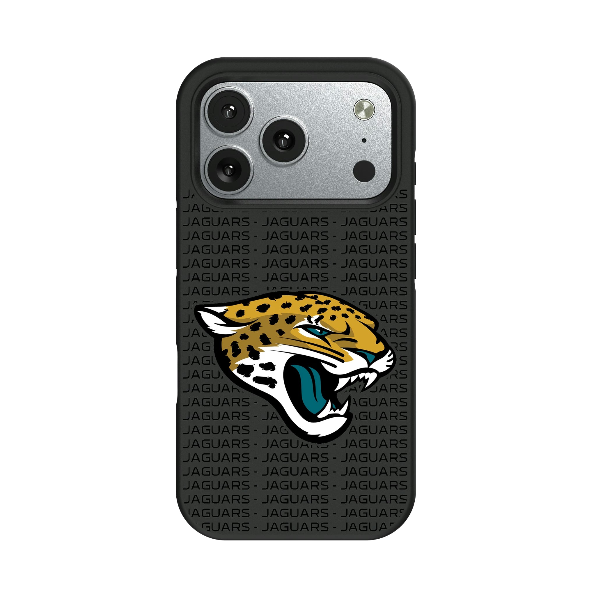 Jacksonville Jaguars Text Backdrop iPhone Bump Phone Case for Apple iPhone#Device_iPhone 17 Pro