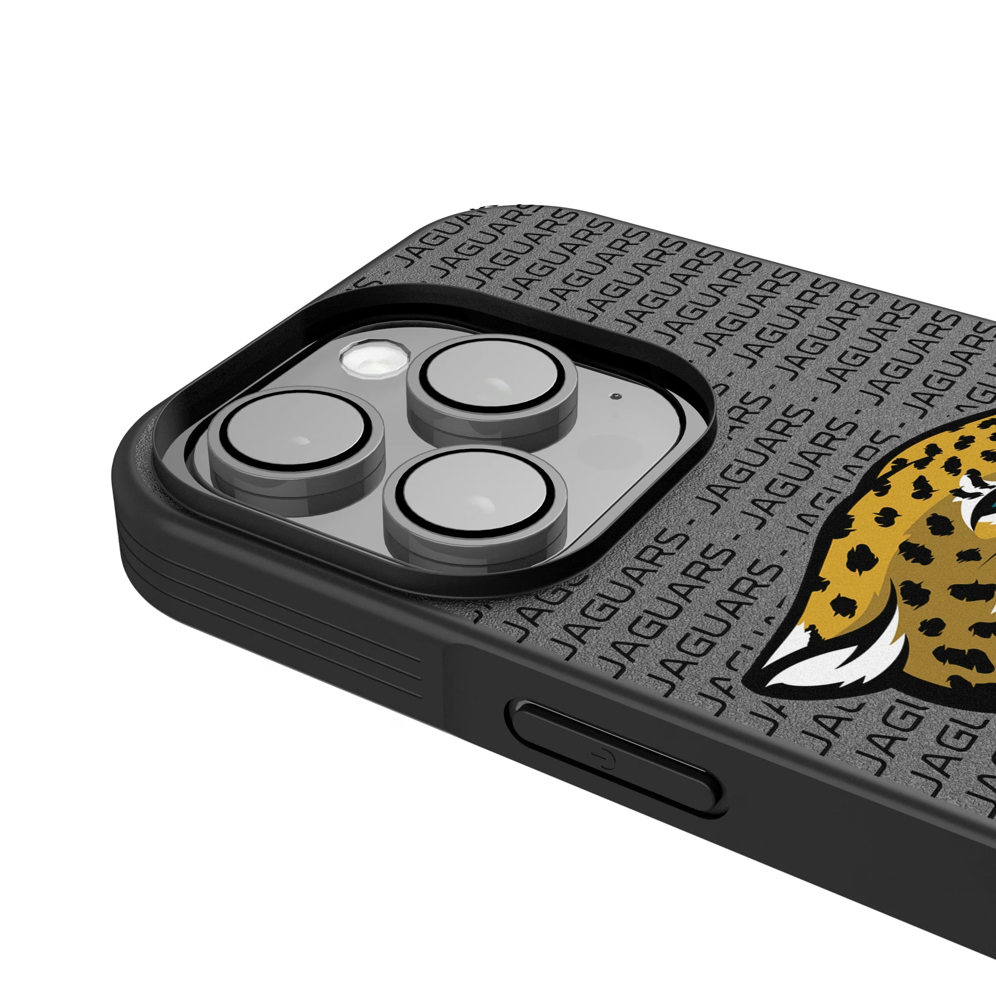 Jacksonville Jaguars Text Backdrop iPhone Bump Phone Case for Apple iPhone - Detail