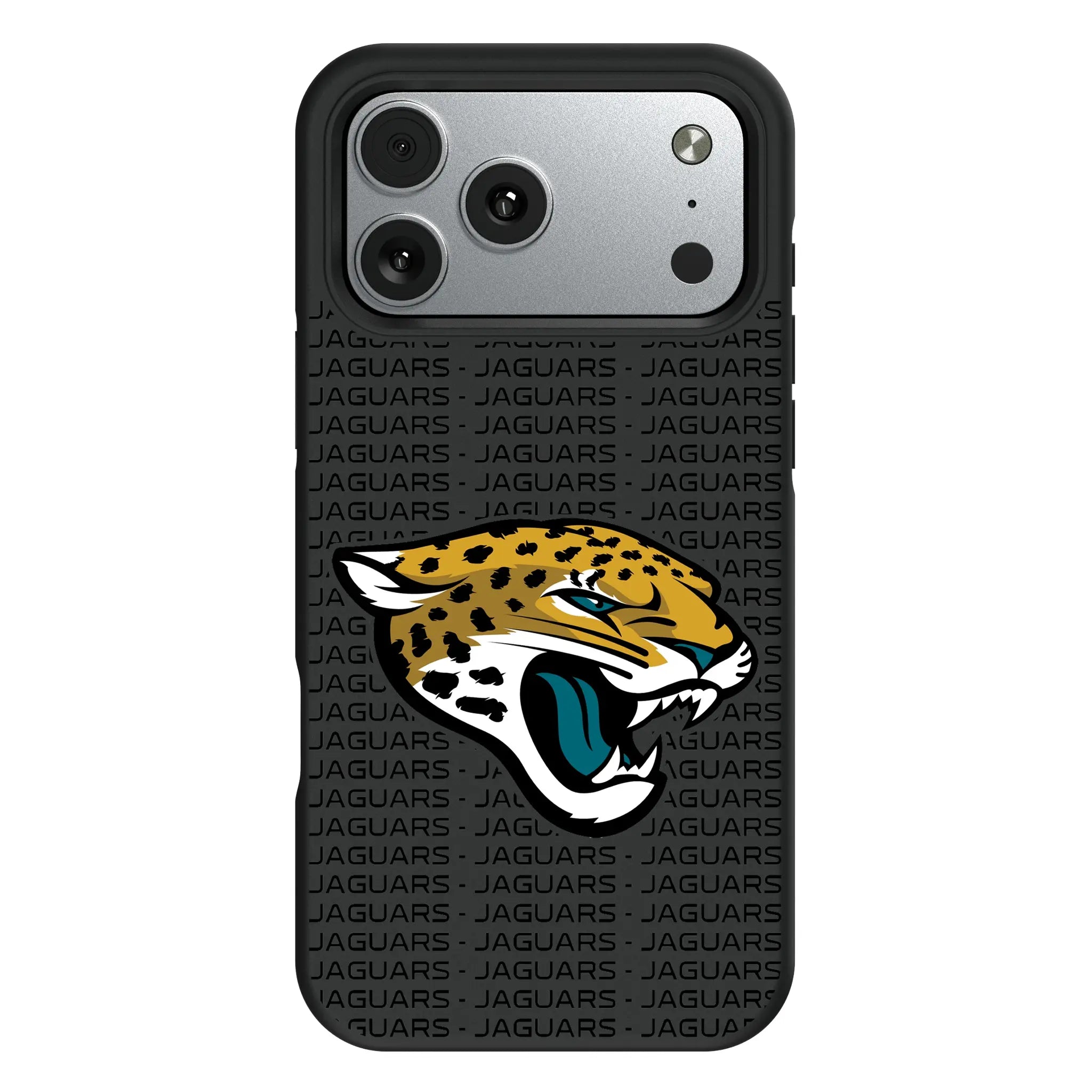 Jacksonville Jaguars Text Backdrop iPhone Bump Phone Case for Apple iPhone#Device_iPhone 17 Pro Max