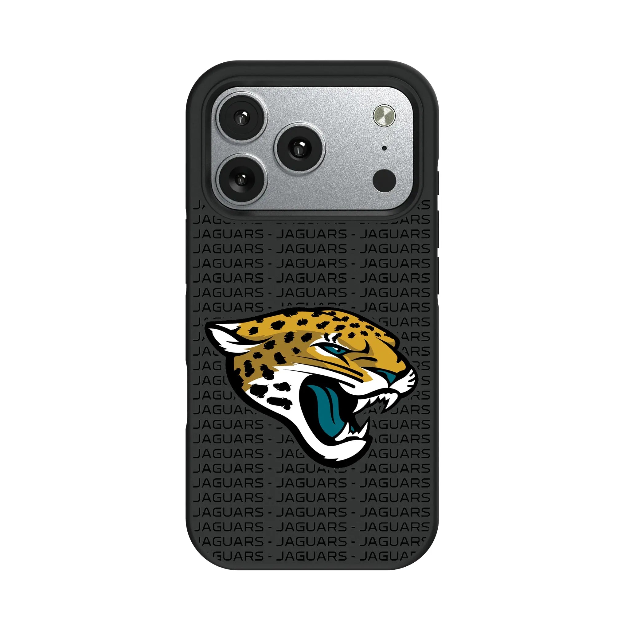 Jacksonville Jaguars Text Backdrop iPhone Bump Phone Case for Apple iPhone#Device_iPhone 17 Pro