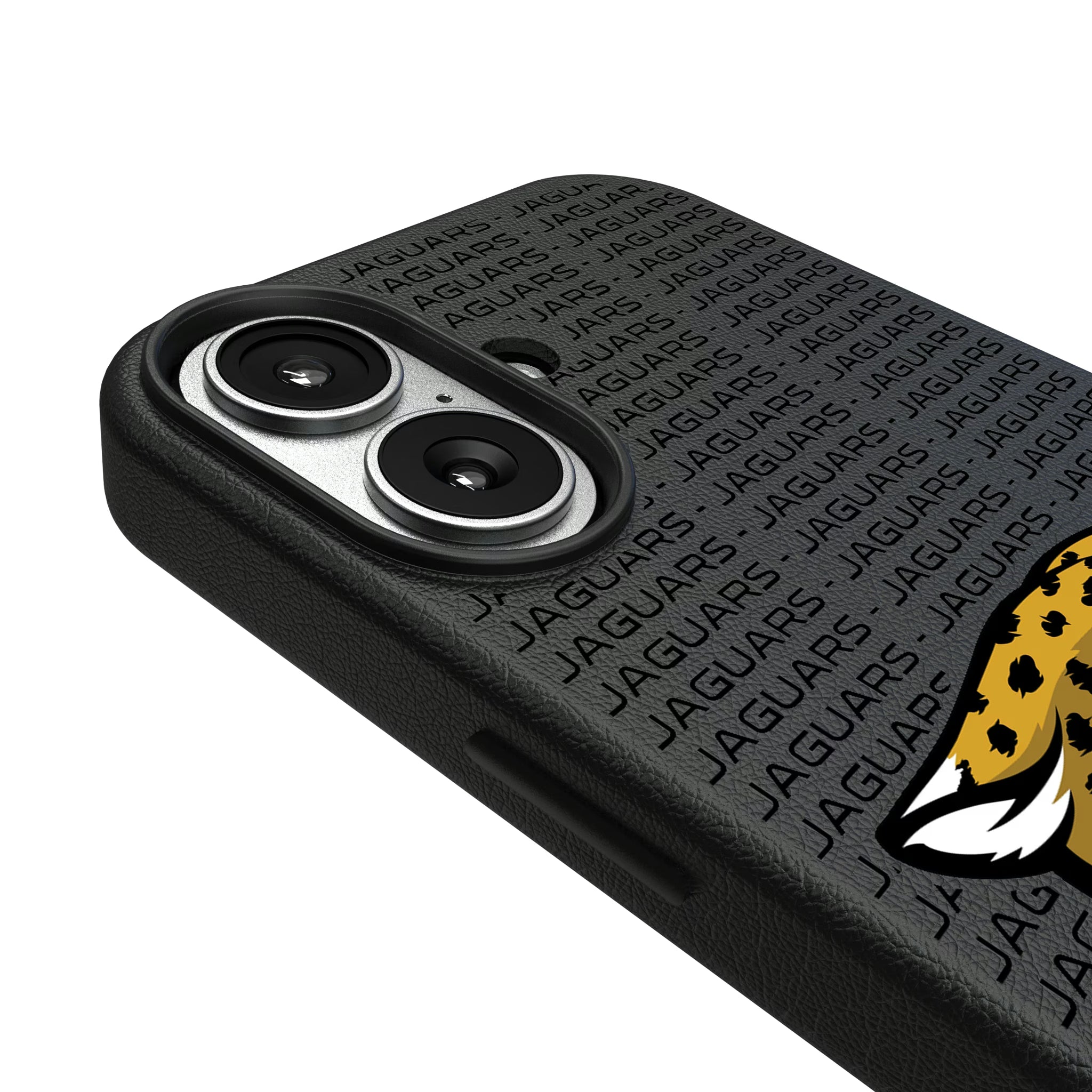 Jacksonville Jaguars Text Backdrop iPhone MagSafe Compatible Phone Case for Apple iPhone - Detail#Device_iPhone 17
