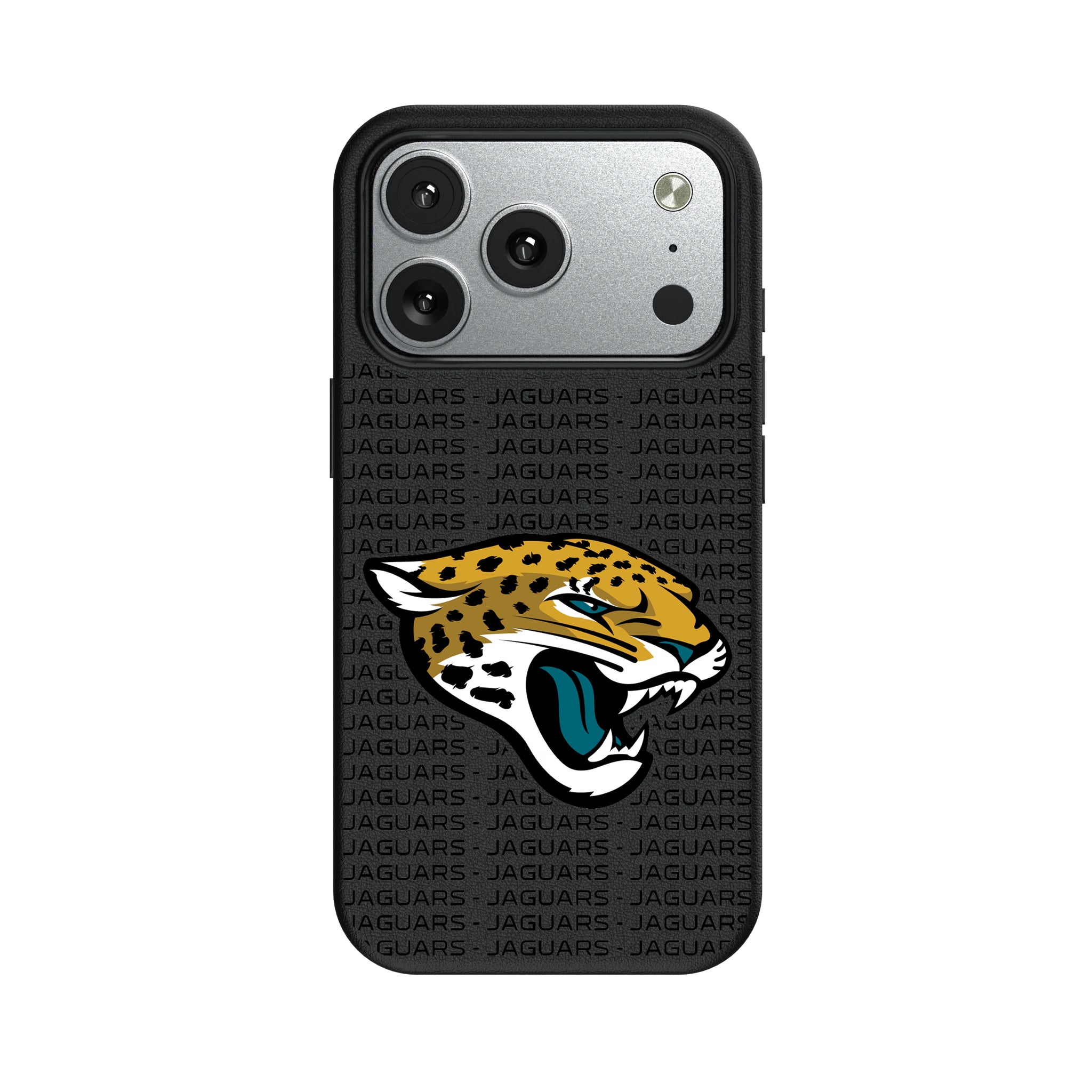 Jacksonville Jaguars Text Backdrop iPhone MagSafe Compatible Phone Case for Apple iPhone#Device_iPhone 17 Pro