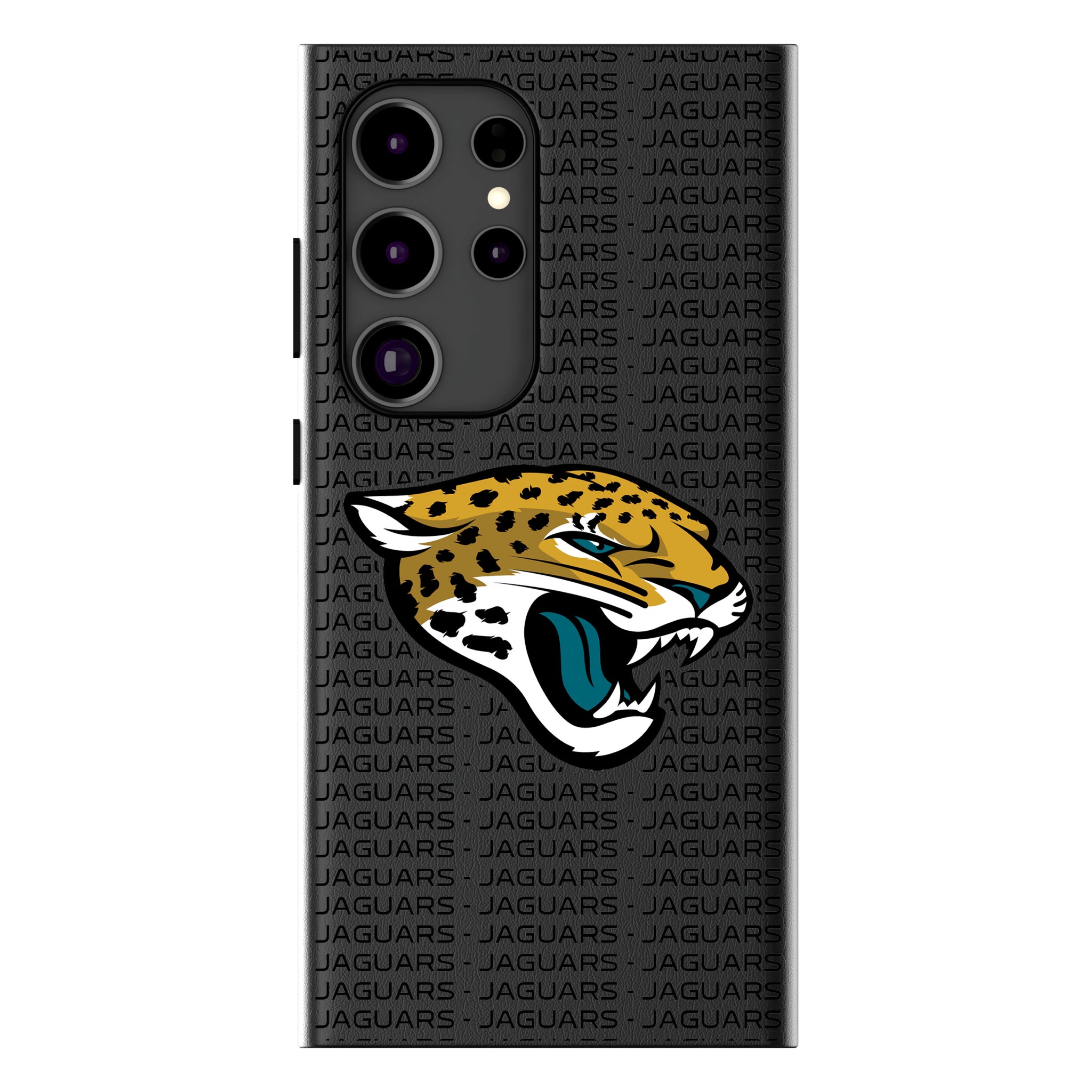 Jacksonville Jaguars Text Backdrop Galaxy MagSafe Compatible Phone Case for Samsung Galaxy