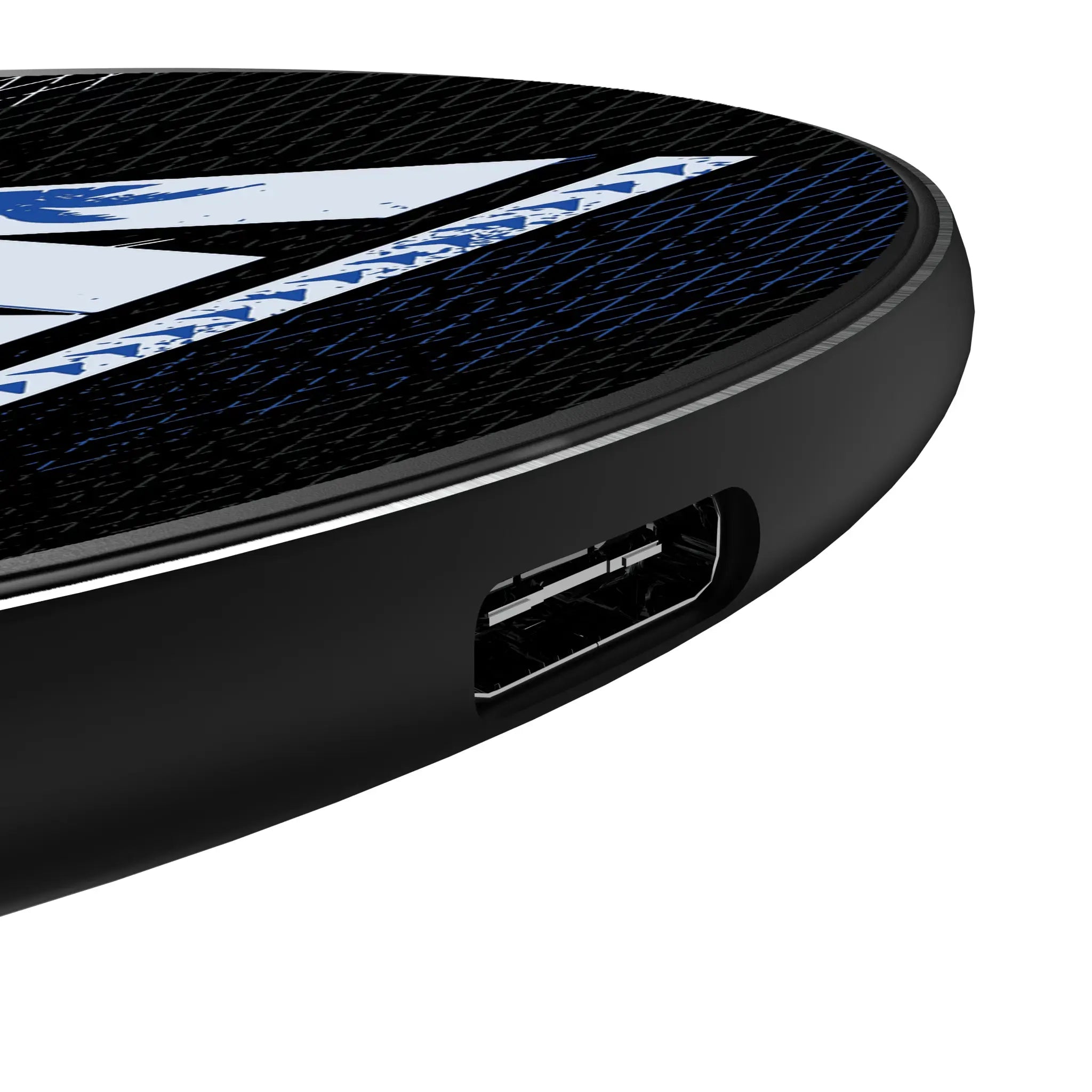 Jey Uso Steel 15-Watt Wireless Charger - Detail