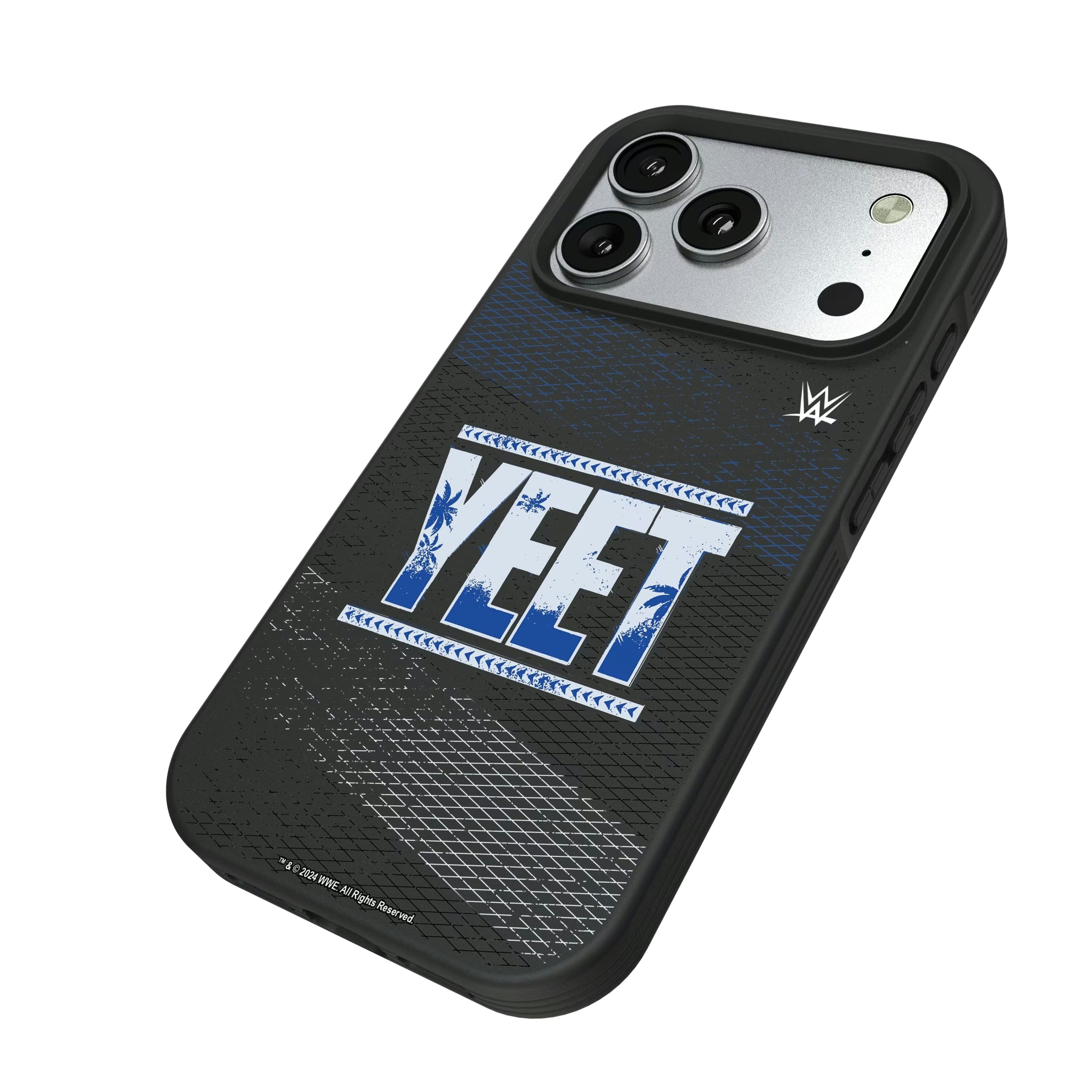 Jey Uso Steel iPhone Bump Phone Case for Apple iPhone - Isometric View#Device_iPhone 17 Pro