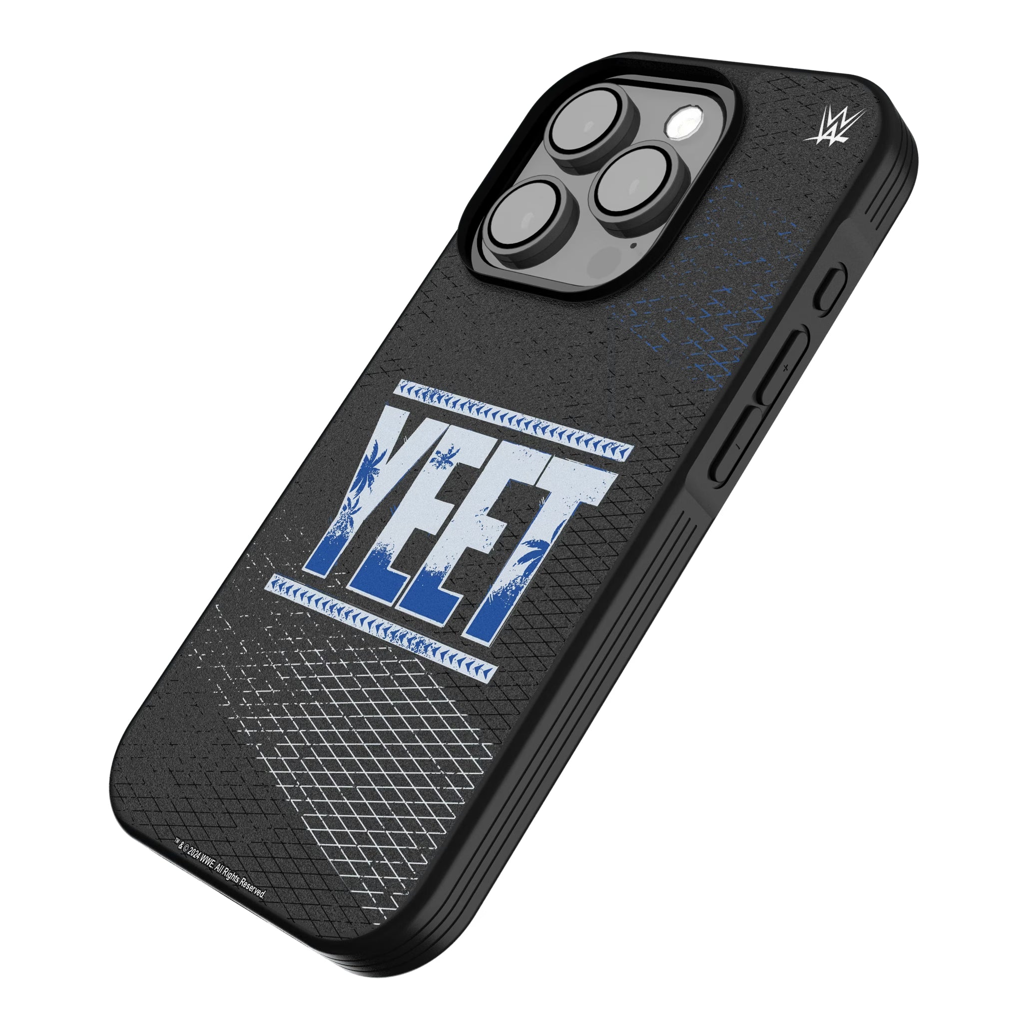 Jey Uso Steel iPhone Bump Phone Case for Apple iPhone - Isometric View