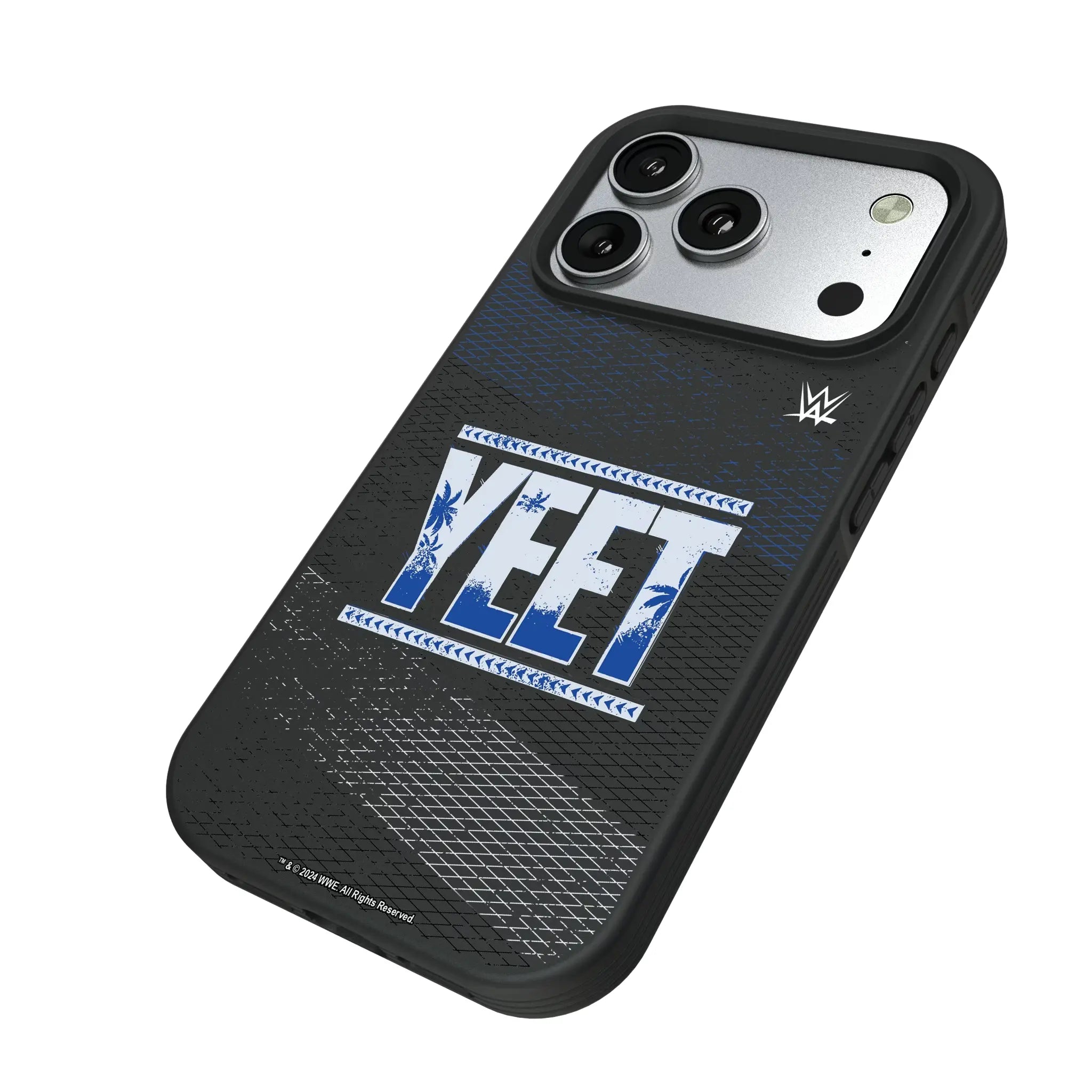 Jey Uso Steel iPhone Bump Phone Case for Apple iPhone - Isometric View#Device_iPhone 17 Pro