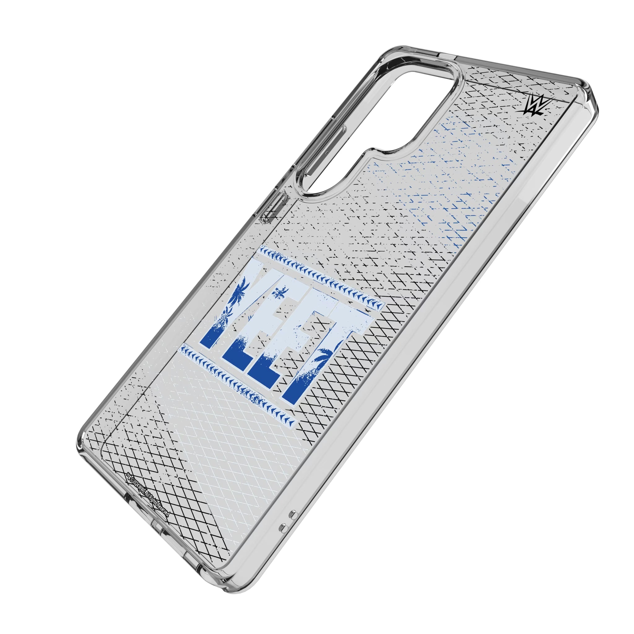Jey Uso Steel Galaxy Clear Phone Case for Samsung Galaxy - Isometric View