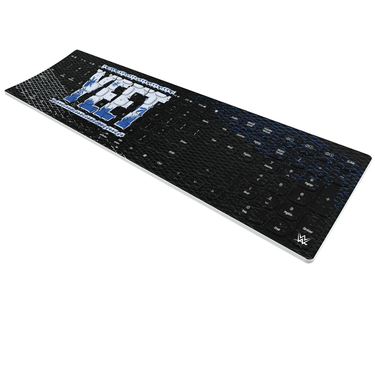 Jey Uso Steel KKB605 Curved Wireless Keyboard - Isometric View