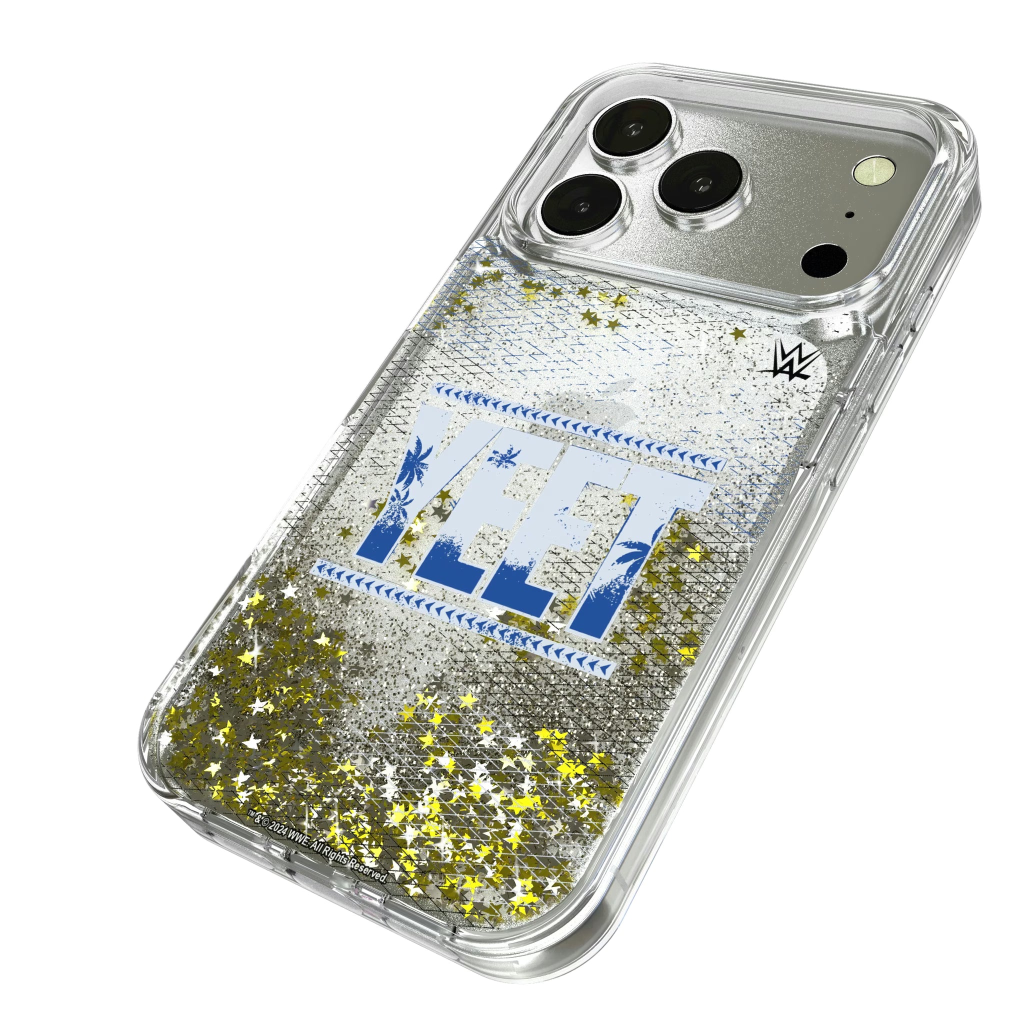 Jey Uso Steel iPhone Glitter Phone Case for Apple iPhone - Isometric View