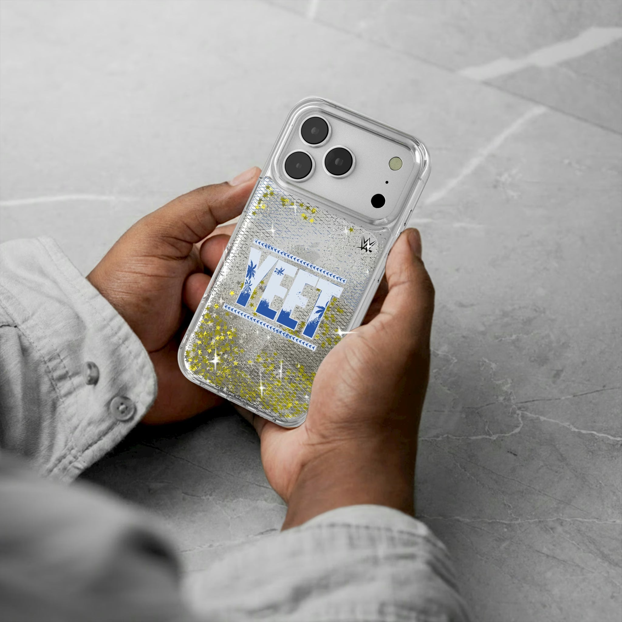 Jey Uso Steel iPhone Glitter Phone Case for Apple iPhone - Lifestyle