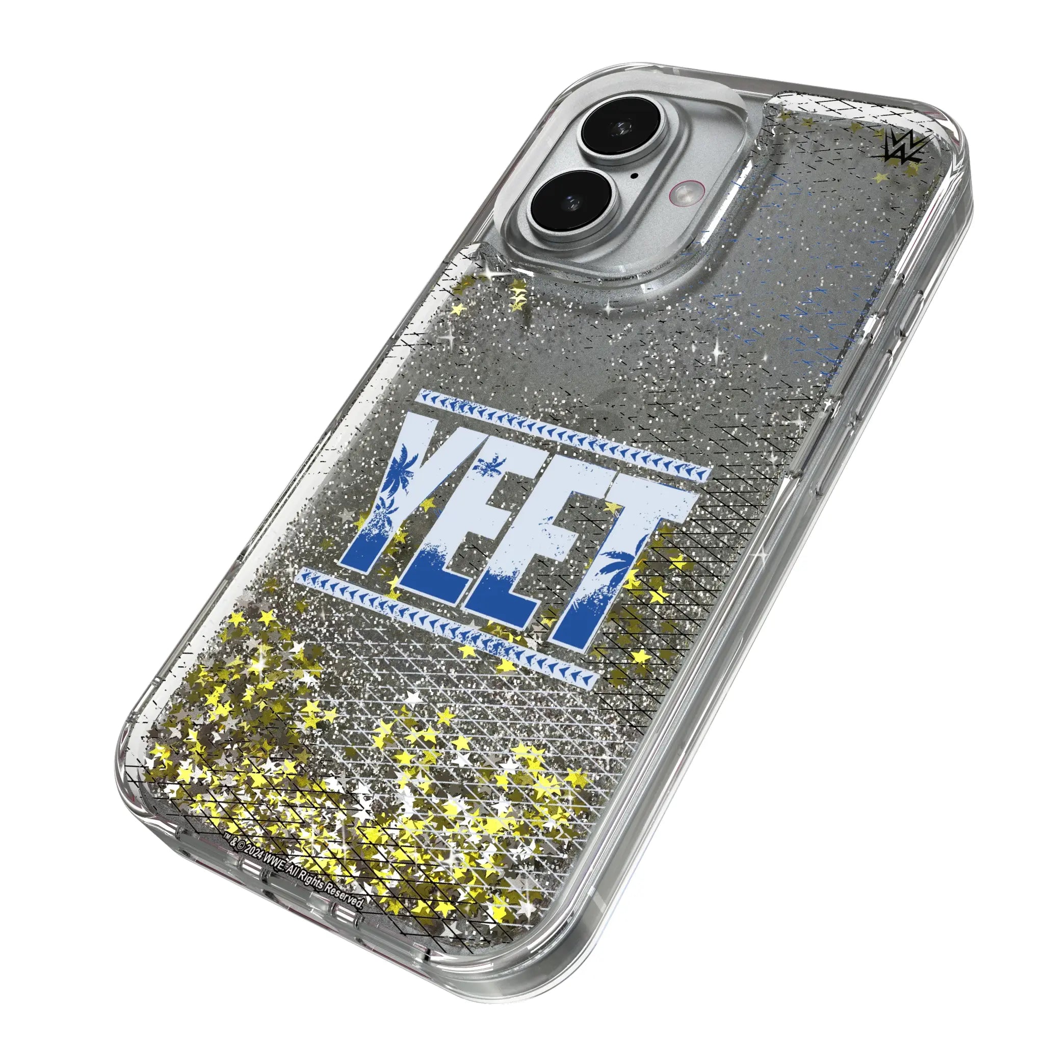 Jey Uso Steel iPhone Glitter Phone Case for Apple iPhone - Isometric View