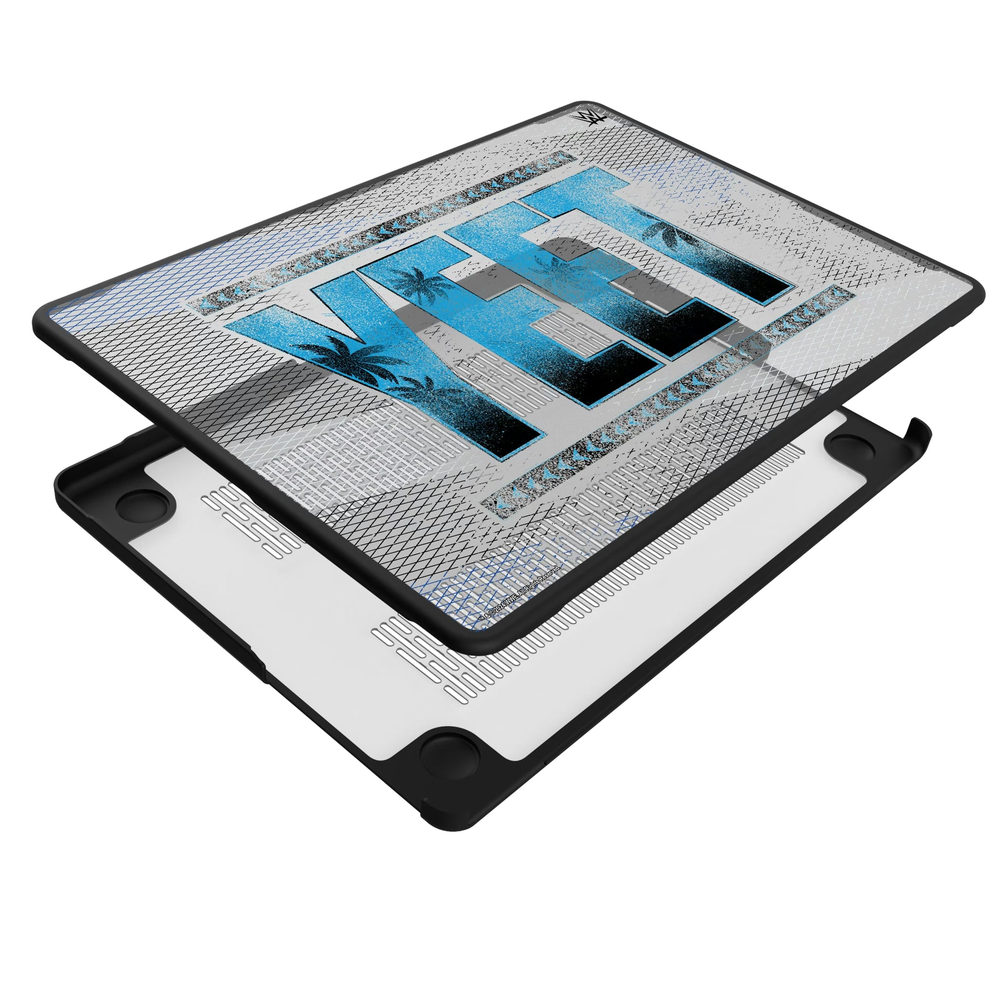 Jey Uso Steel MacBook Laptop Case for Apple MacBook - Isometric View#Device_MacBook Pro (14-inch, 2021) / MacBook Pro (14-inch, 2023) / MacBook Pro (14-inch, 2024)