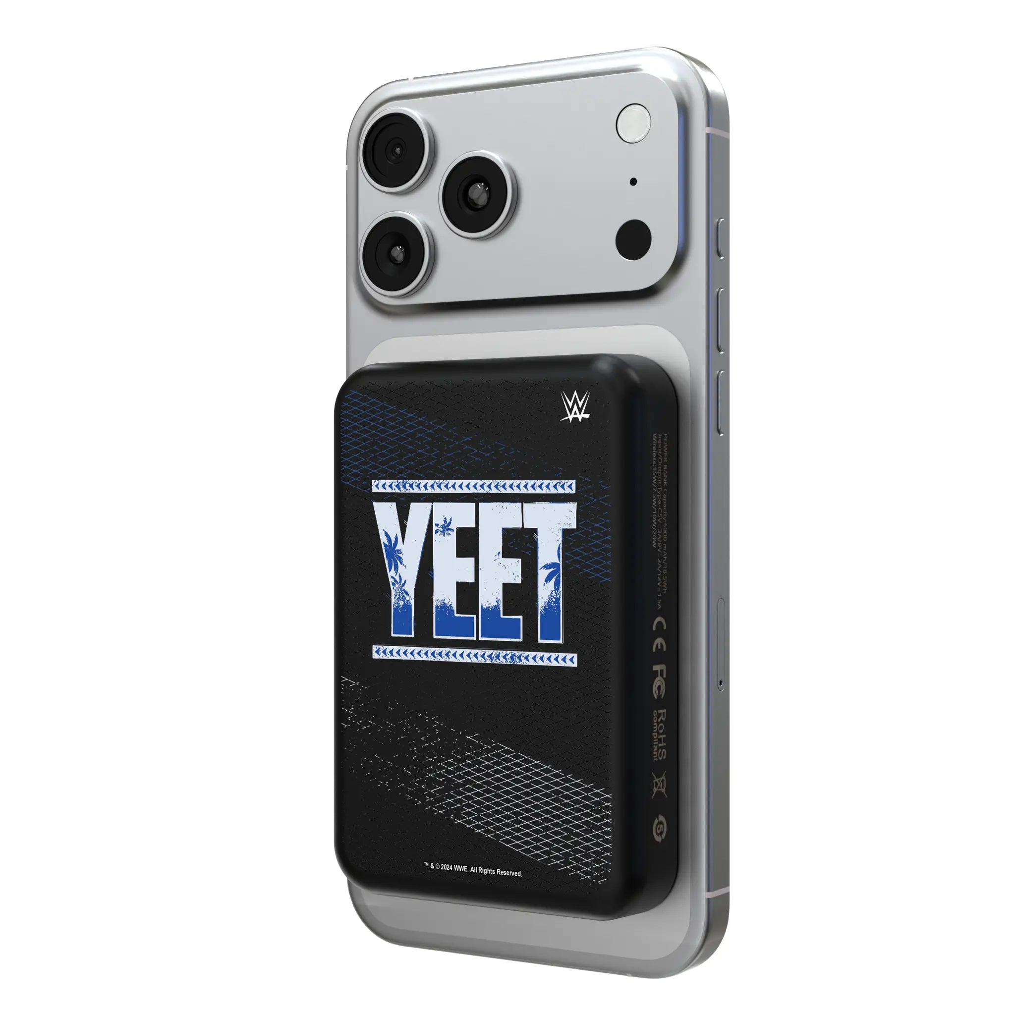 Jey Uso Steel Wireless Mag Power Bank