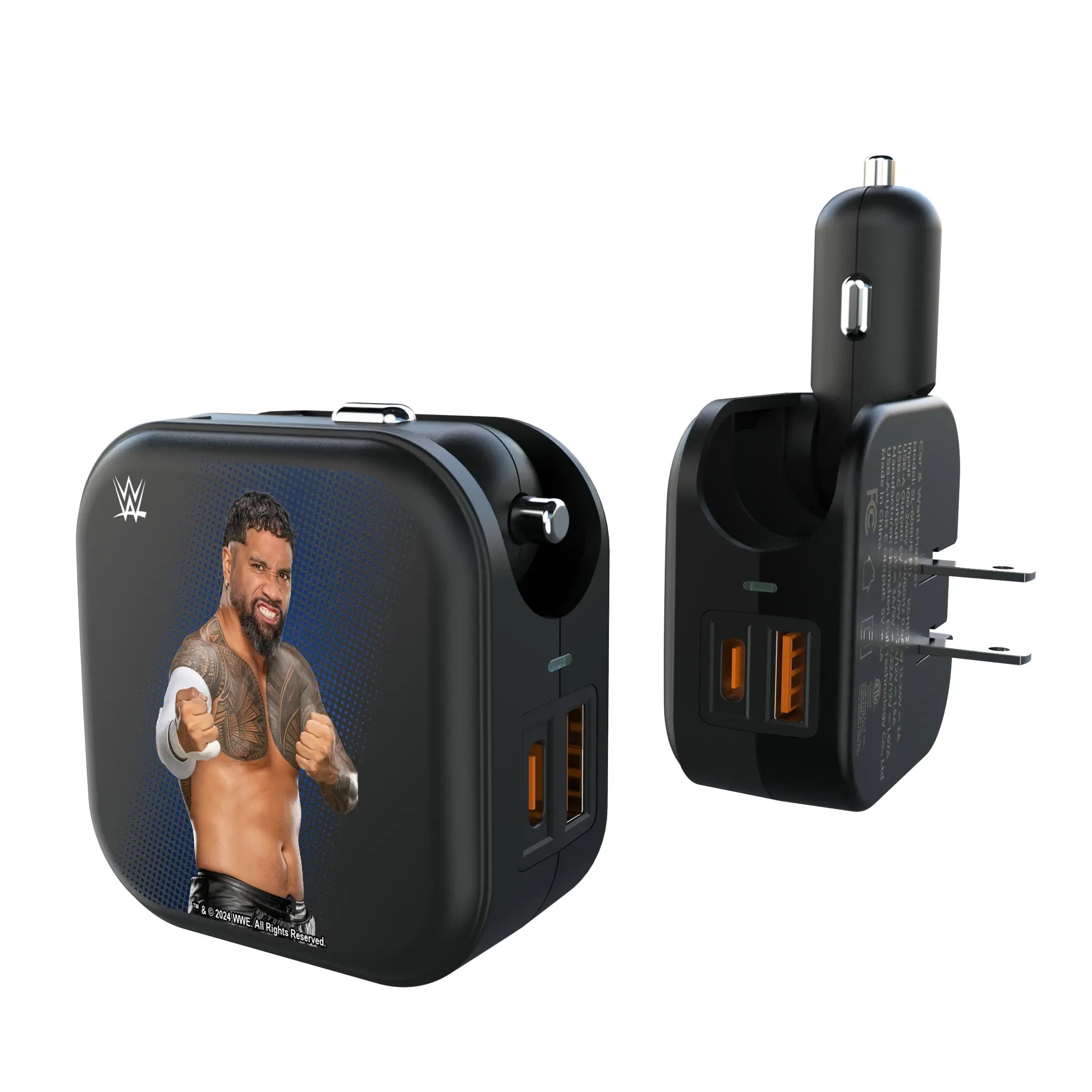 Jey Uso Superstar 2 in 1 USB A/C Charger