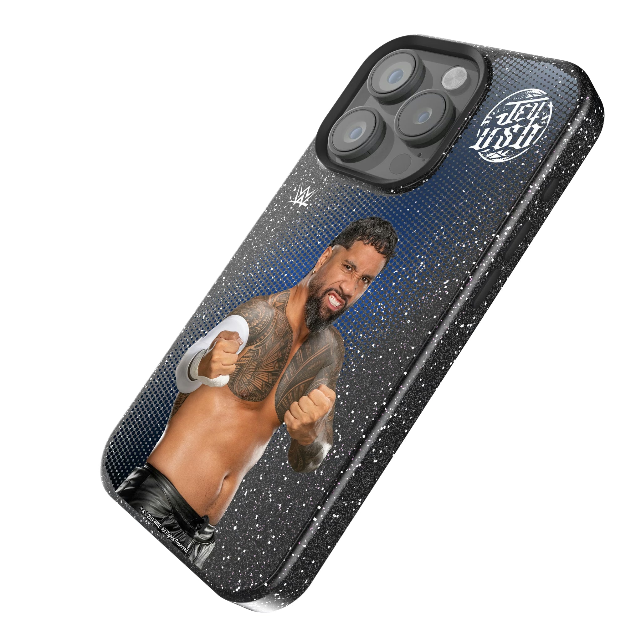 Jey Uso Superstar iPhone Bling Phone Case for Apple iPhone - Isometric View