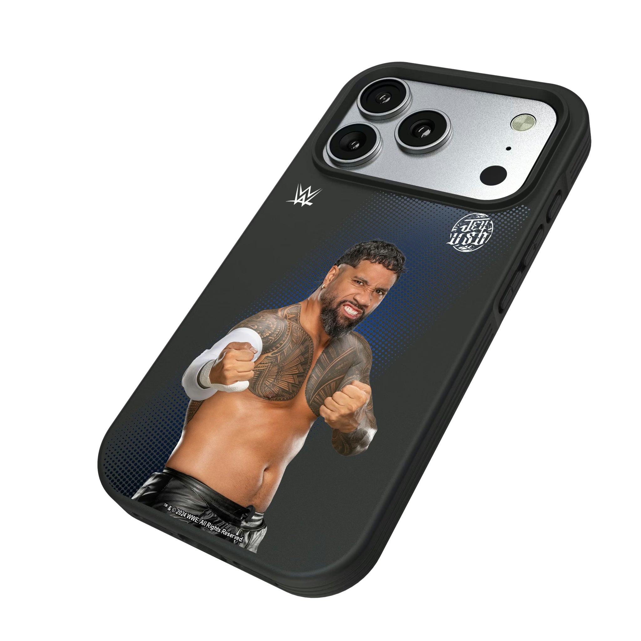 Jey Uso Superstar iPhone Bump Phone Case for Apple iPhone - Isometric View#Device_iPhone 17 Pro