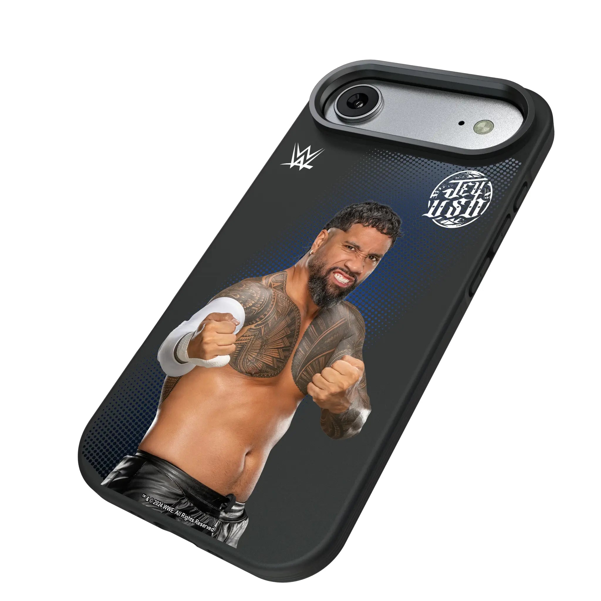 Jey Uso Superstar iPhone Bump Phone Case for Apple iPhone - Isometric View#Device_iPhone Air