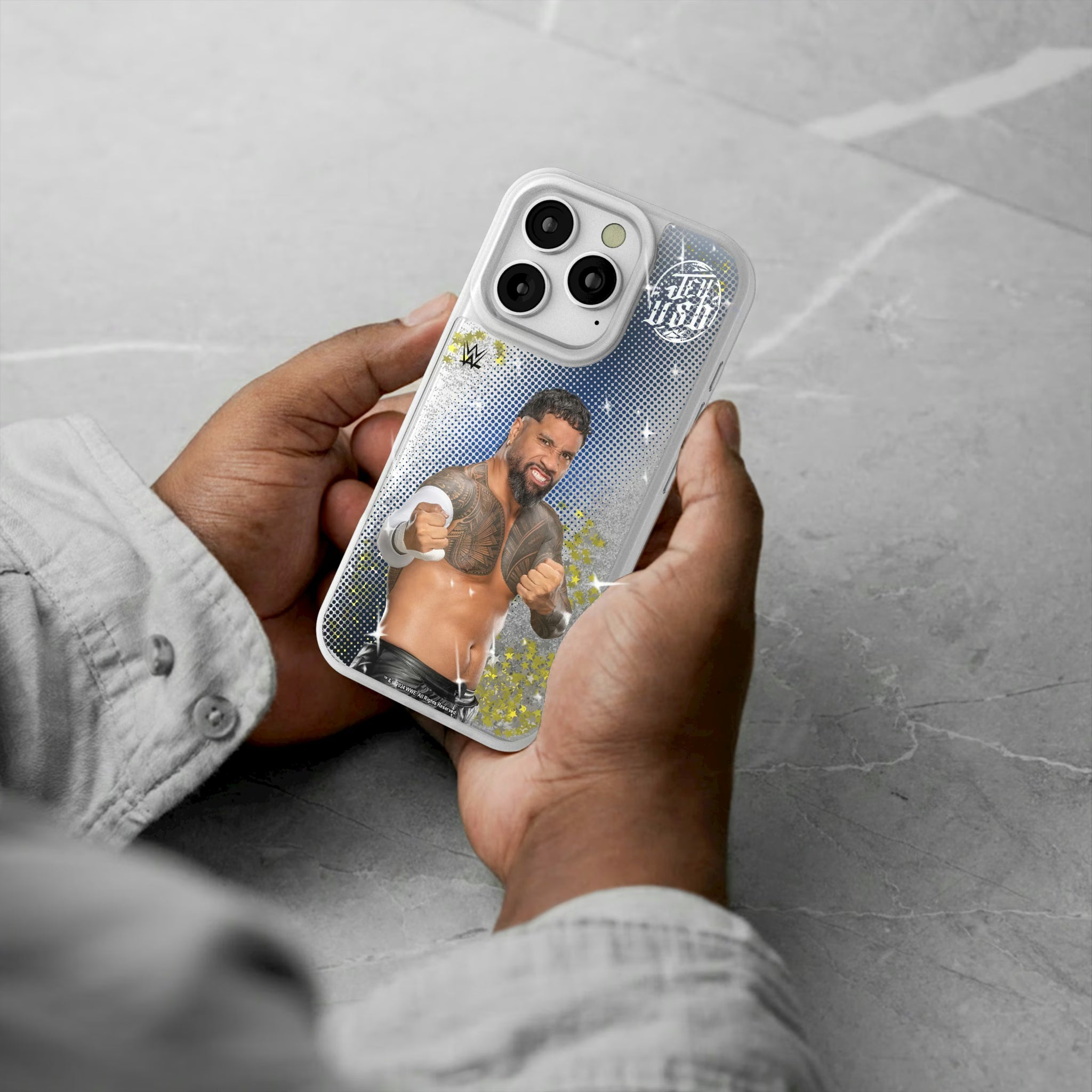 Jey Uso Superstar iPhone Glitter Phone Case for Apple iPhone - Lifestyle#Device_iPhone 16 Pro
