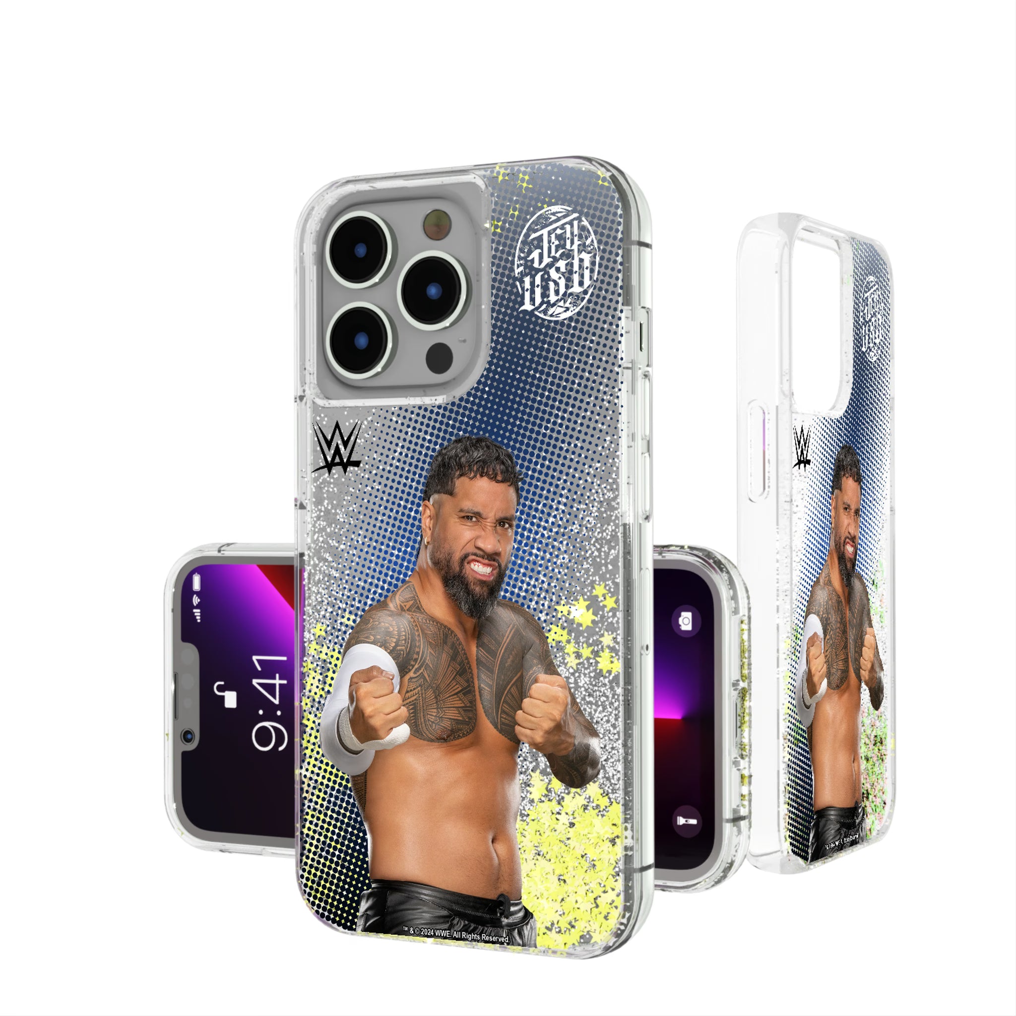 Jey Uso Superstar iPhone Glitter Phone Case for Apple iPhone