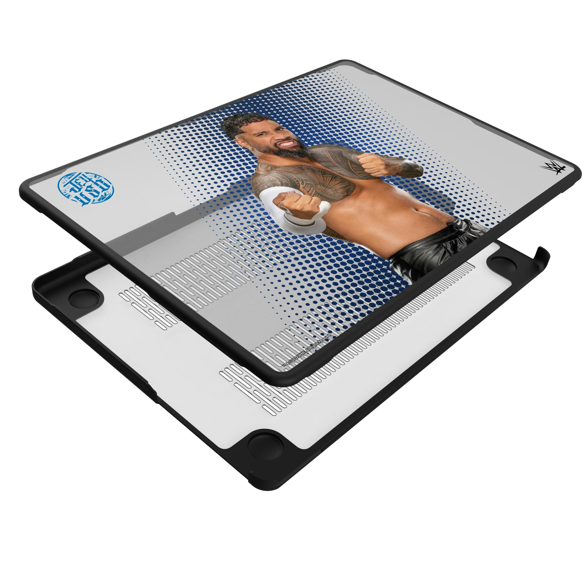 Jey Uso Superstar MacBook Laptop Case for Apple MacBook - Isometric View#Device_MacBook Pro (14-inch, 2021) / MacBook Pro (14-inch, 2023) / MacBook Pro (14-inch, 2024)