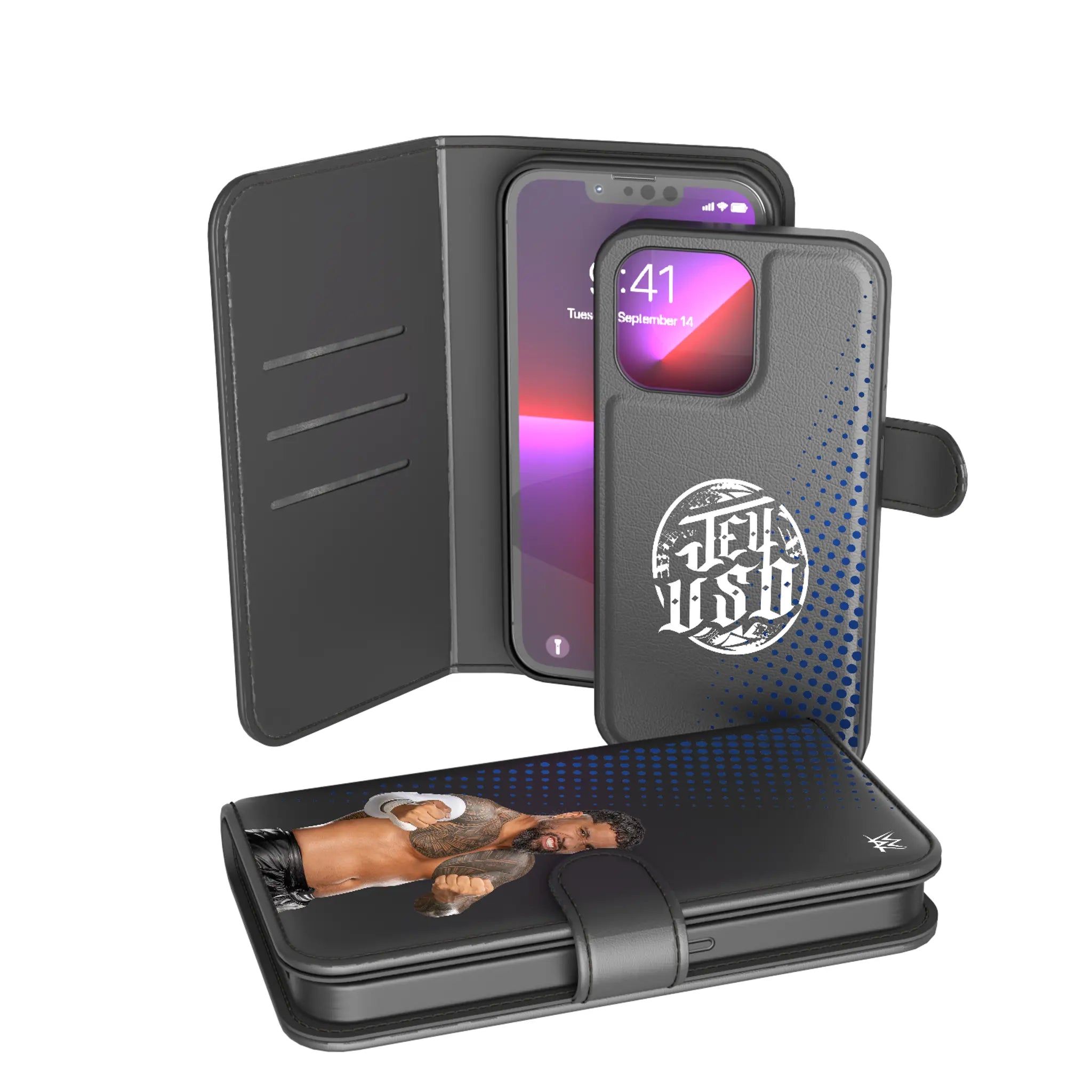 Jey Uso Superstar iPhone Wallet Phone Case for Apple iPhone
