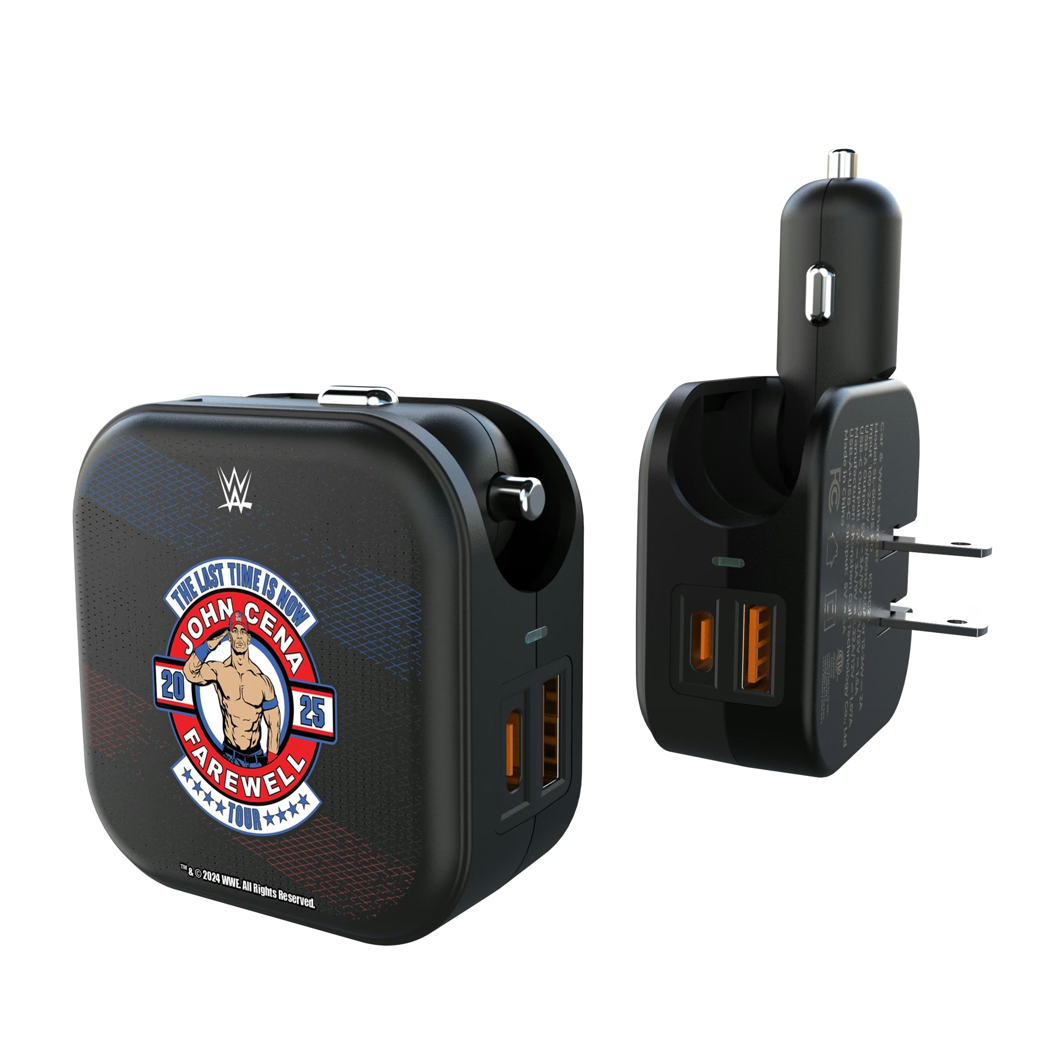 John Cena Farewell Tour Steel 2 in 1 USB A/C Charger