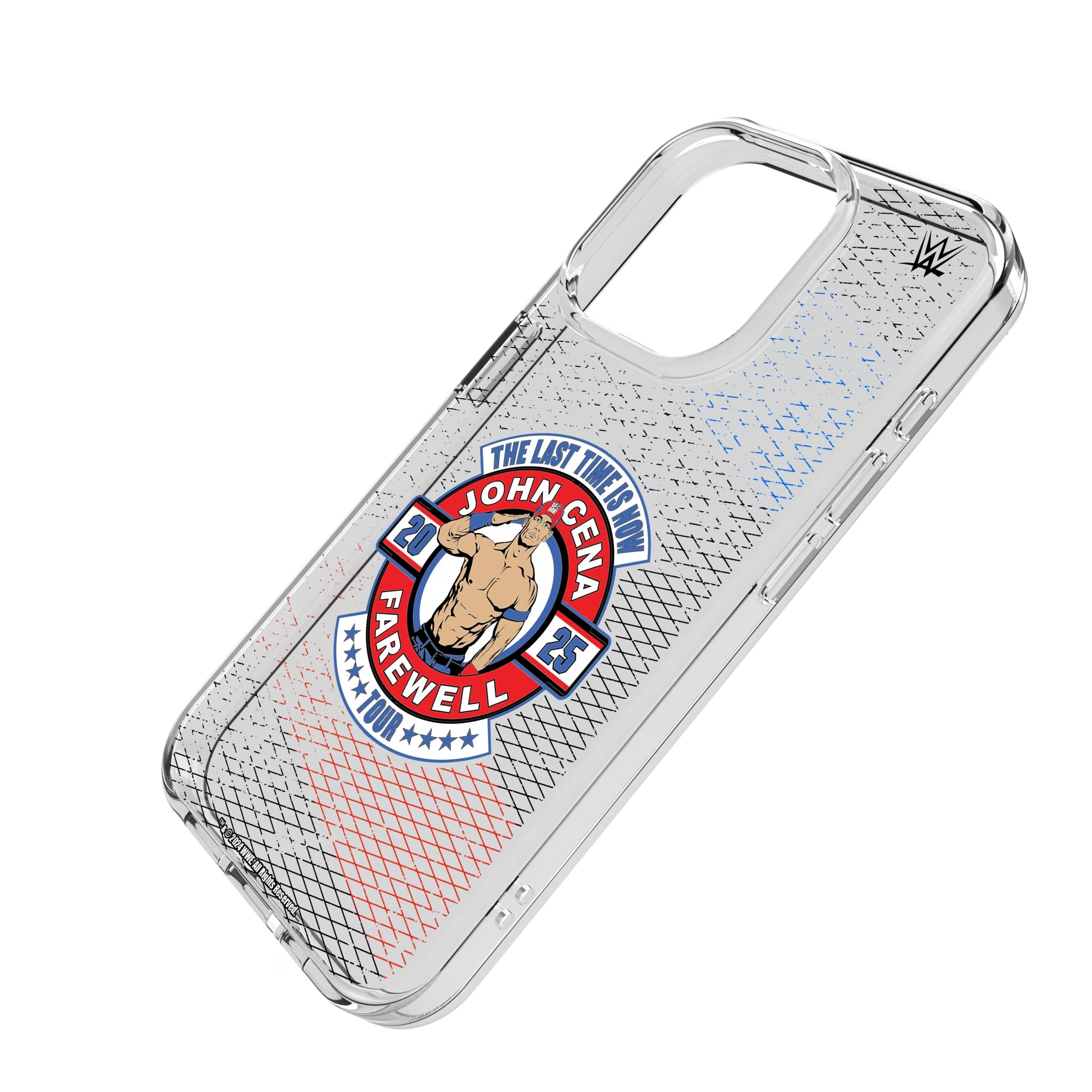 John Cena Farewell Tour Steel iPhone Clear Phone Case for Apple iPhone - Isometric View