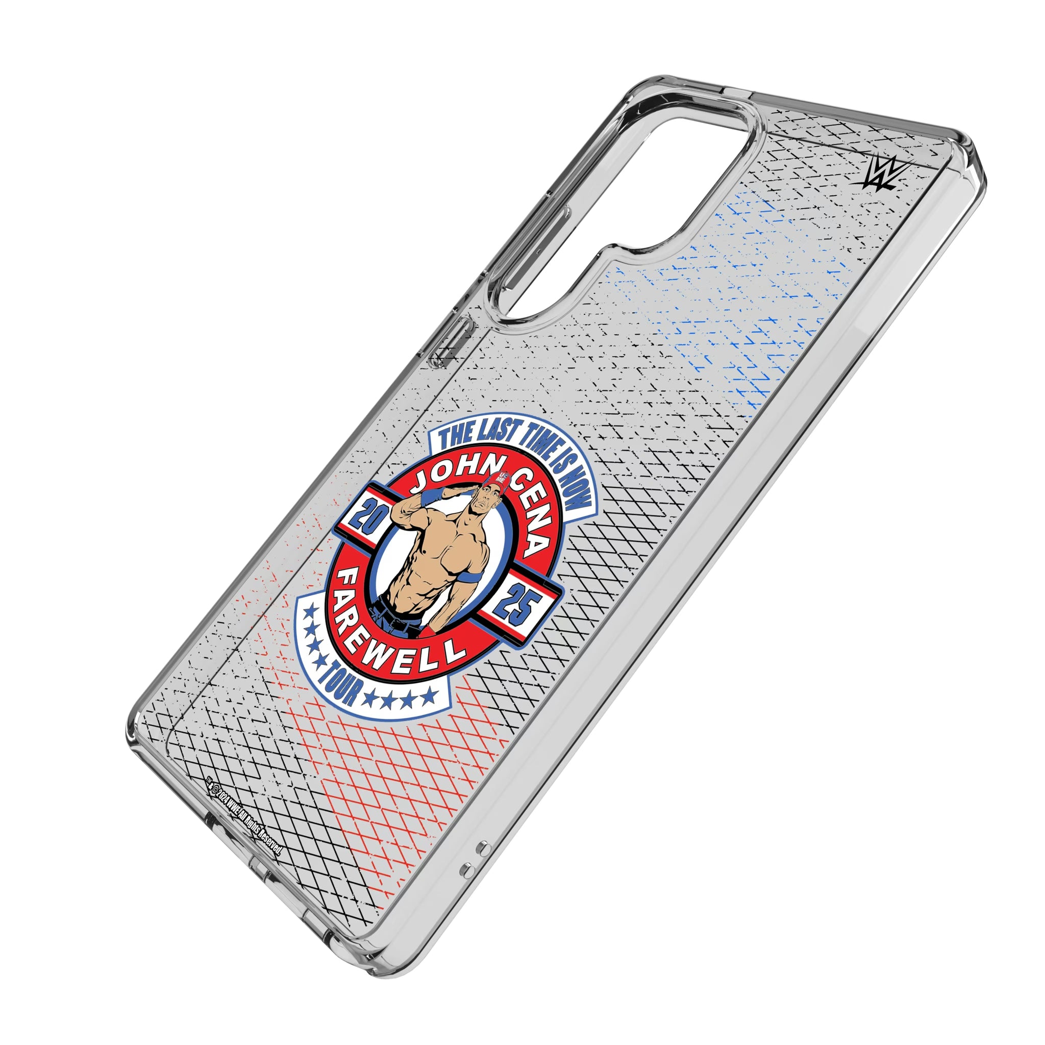 John Cena Farewell Tour Steel Galaxy Clear Phone Case for Samsung Galaxy - Isometric View