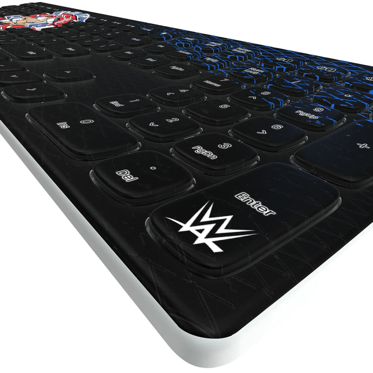 John Cena Farewell Tour Steel KKB605 Curved Wireless Keyboard - Detail