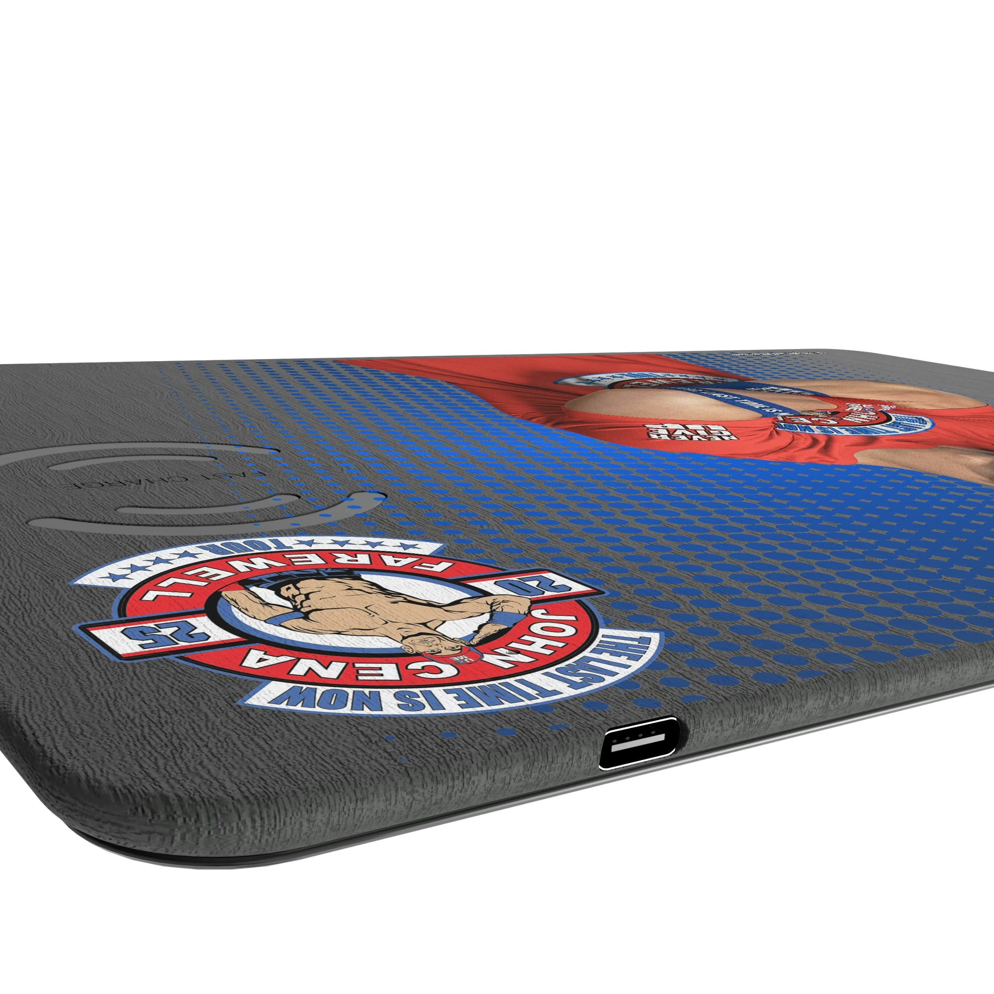 John Cena Farewell Tour Superstar 15-Watt Wireless Charger and Mouse Pad