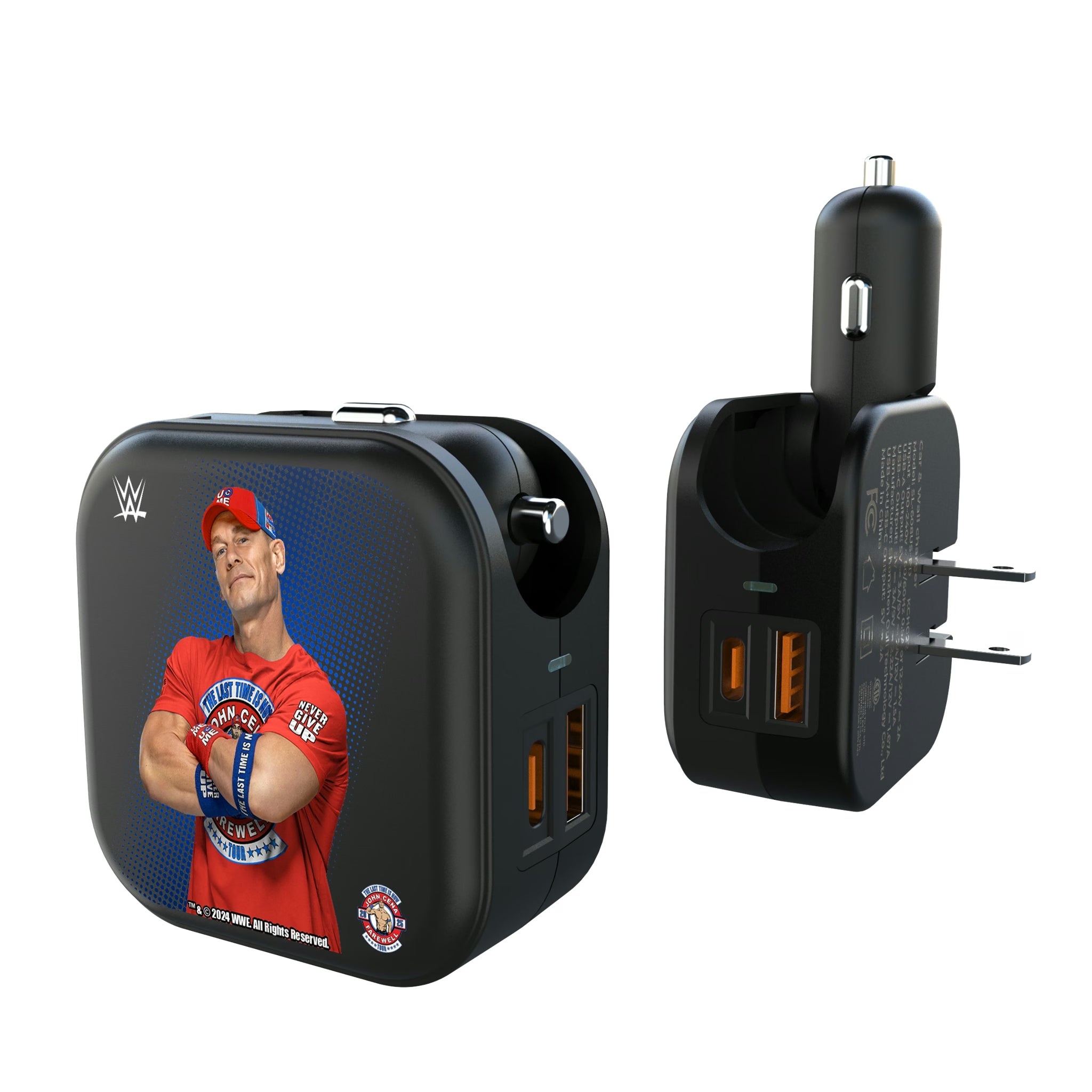 John Cena Farewell Tour Superstar 2 in 1 USB A/C Charger