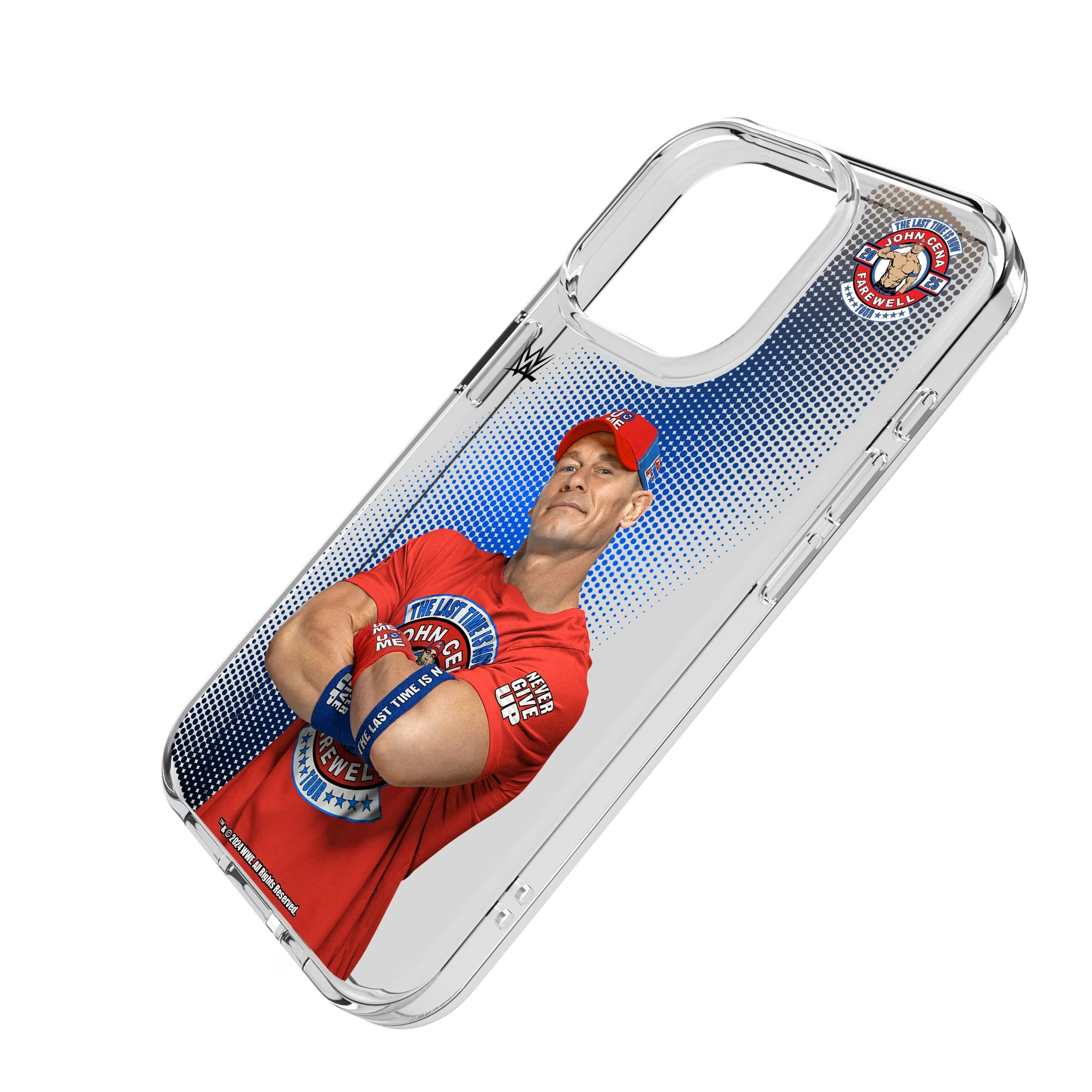 John Cena Farewell Tour Superstar iPhone Clear Phone Case for Apple iPhone - Isometric View