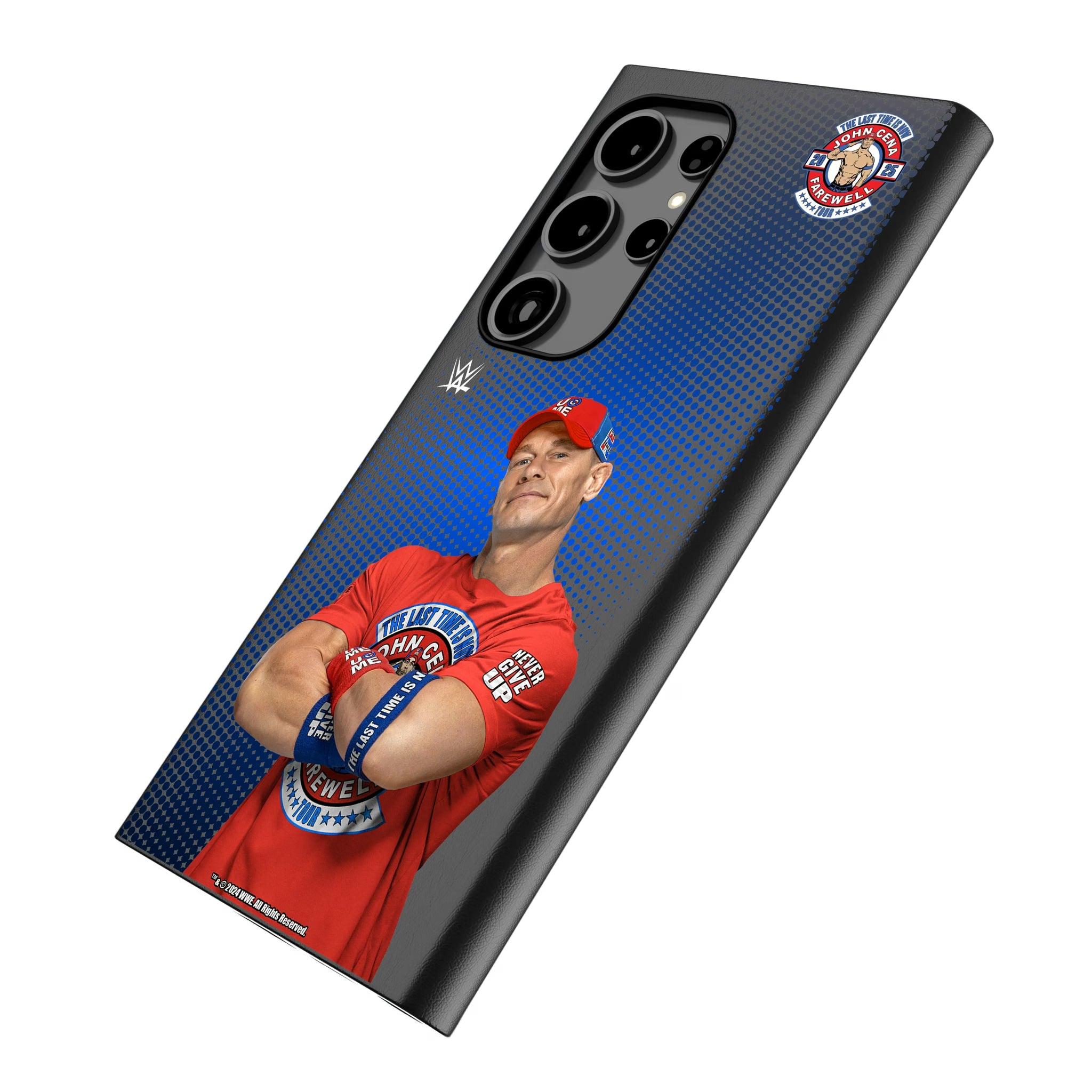 John Cena Farewell Tour Superstar Galaxy MagSafe Compatible Phone Case for Samsung Galaxy - Isometric View