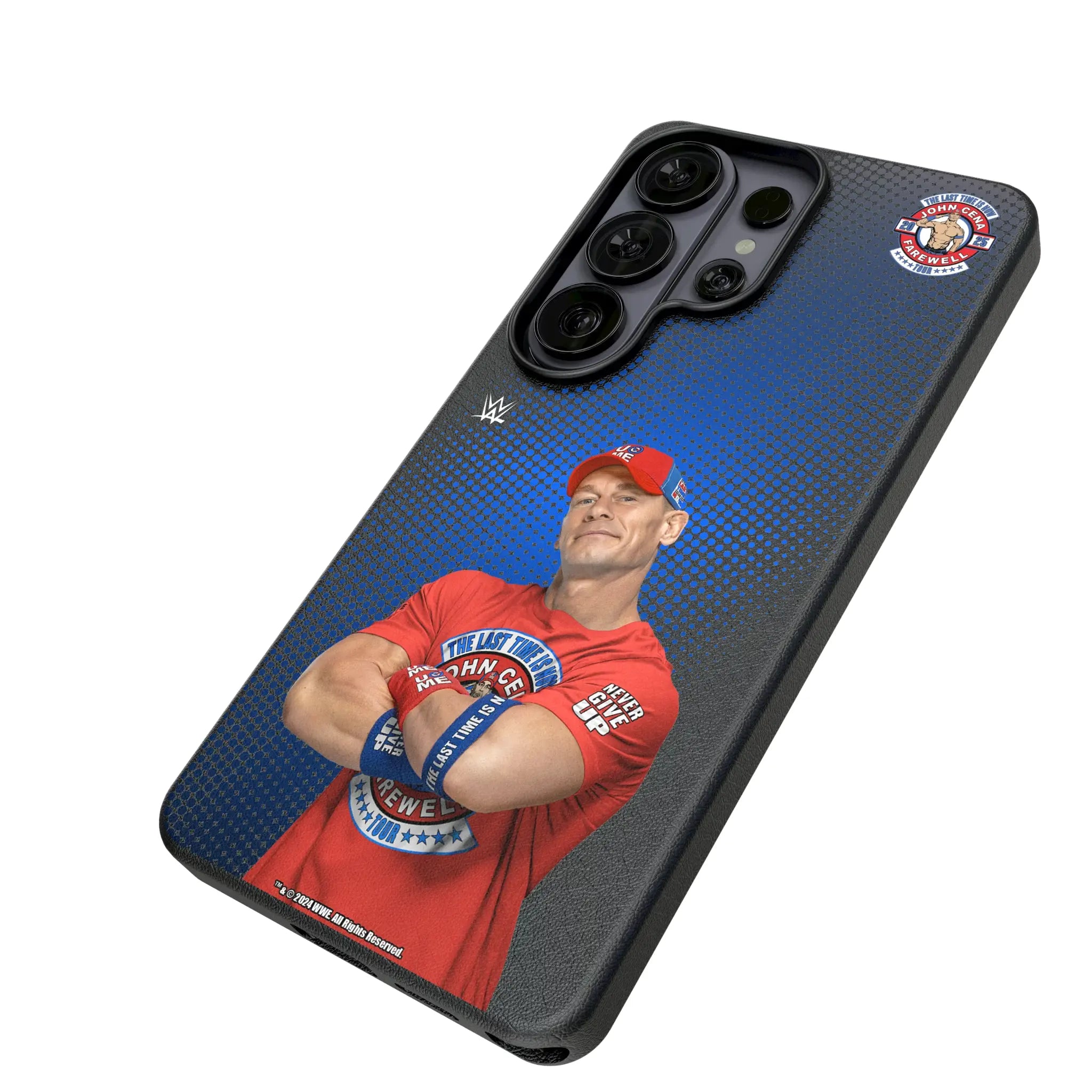 John Cena Farewell Tour Superstar Galaxy MagSafe Compatible Phone Case for Samsung Galaxy - Isometric View#Device_Galaxy S26 Ultra