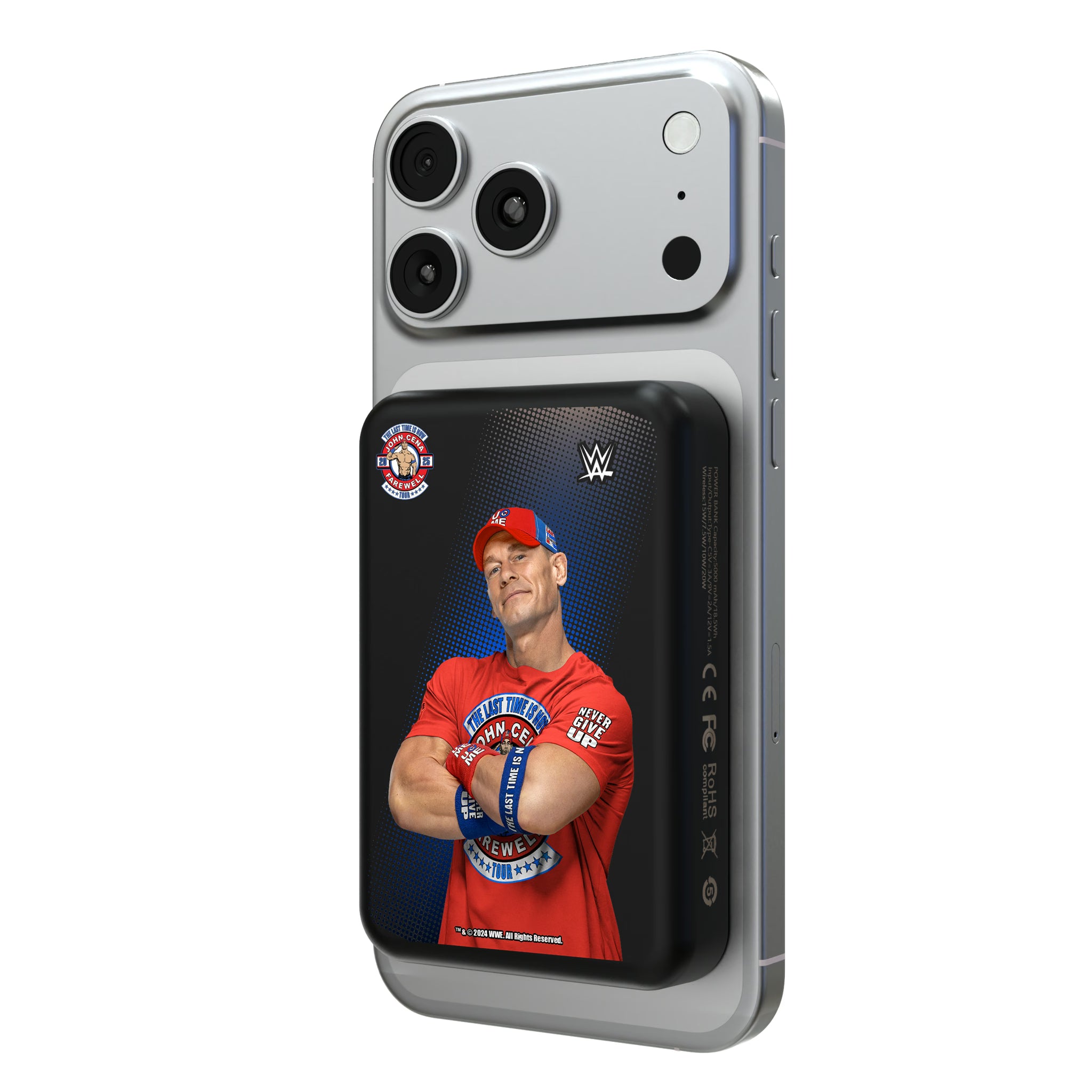 John Cena Farewell Tour Superstar Wireless Mag Power Bank