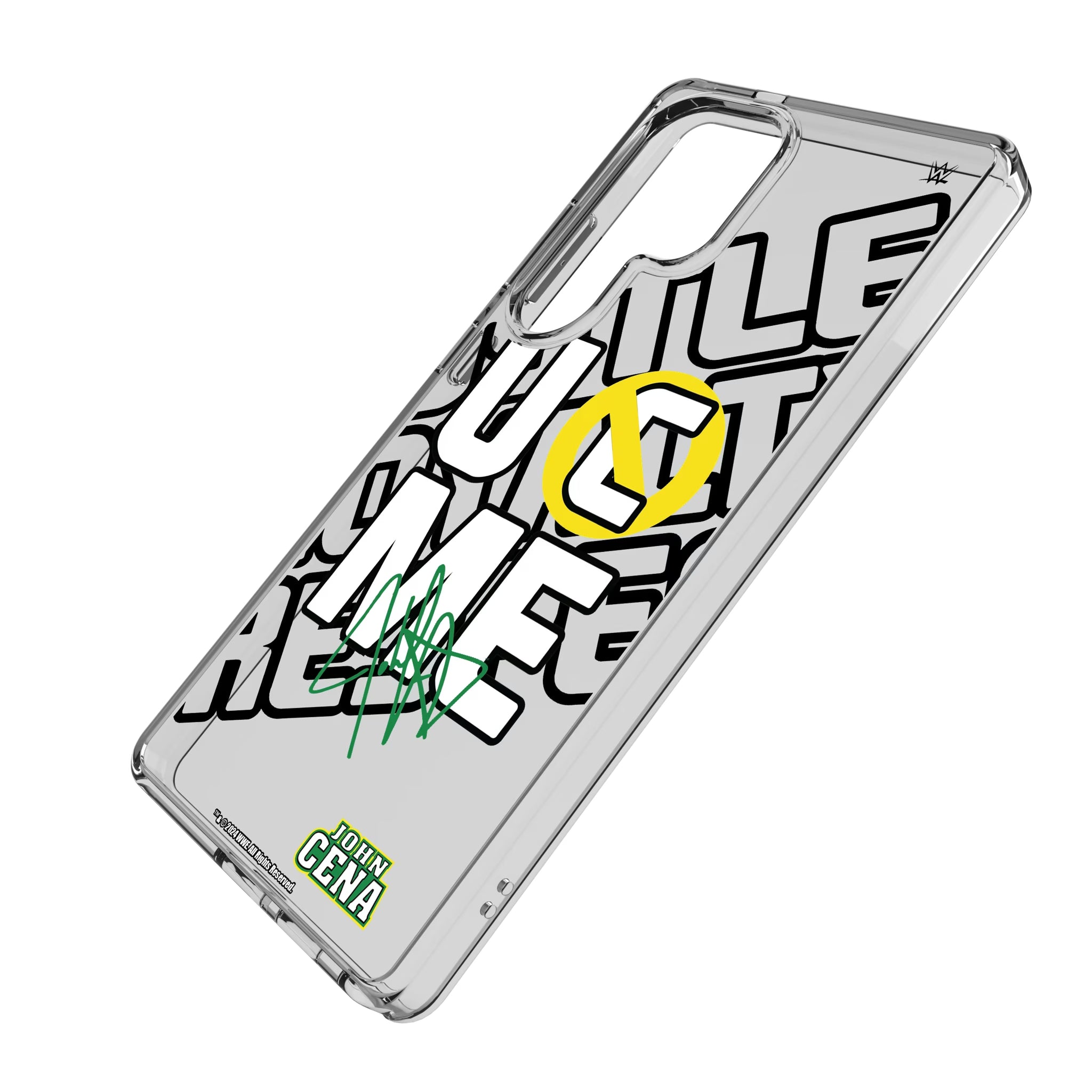 John Cena Impact Galaxy Clear Phone Case for Samsung Galaxy - Isometric View