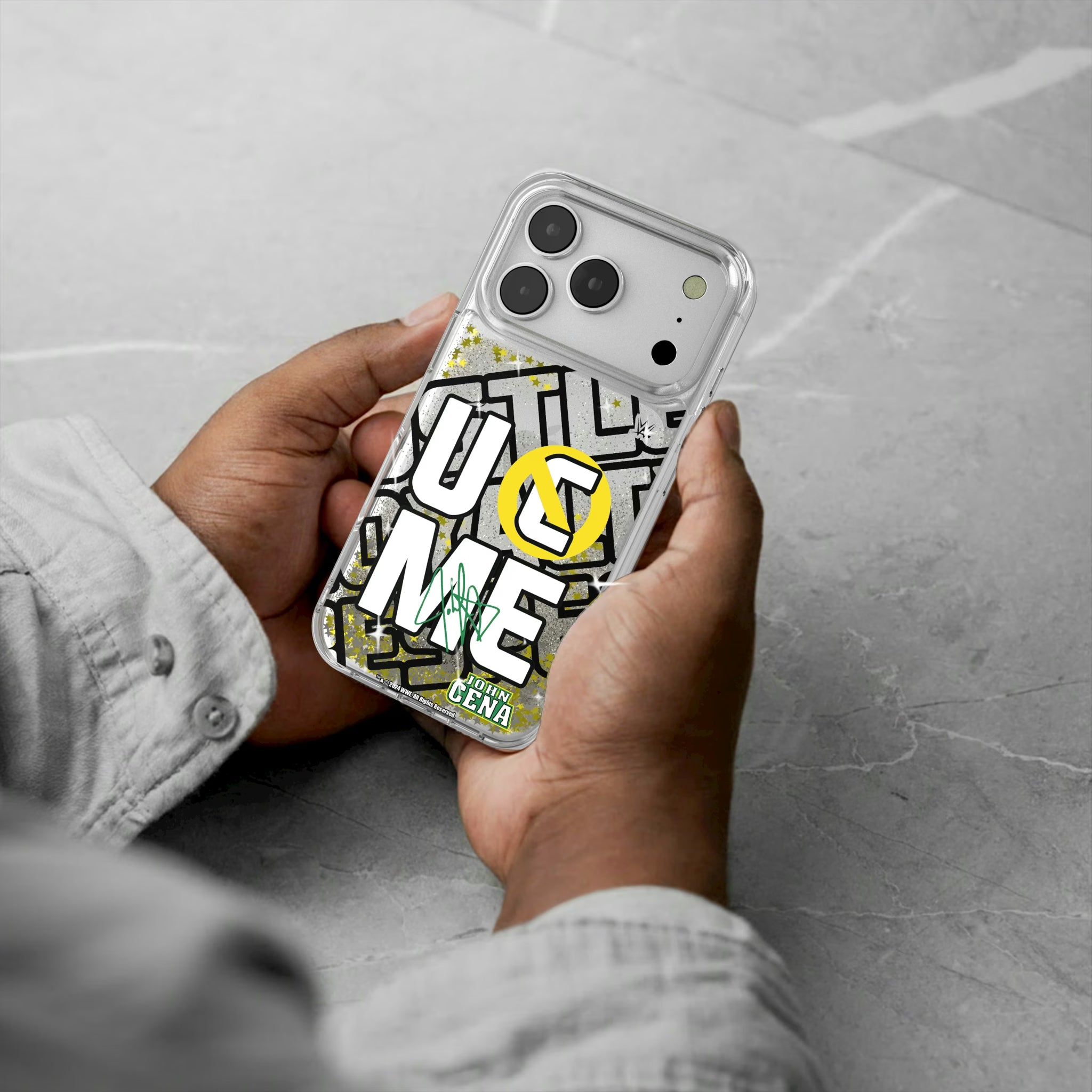 John Cena Impact iPhone Glitter Phone Case for Apple iPhone - Lifestyle#Device_iPhone 16 Pro