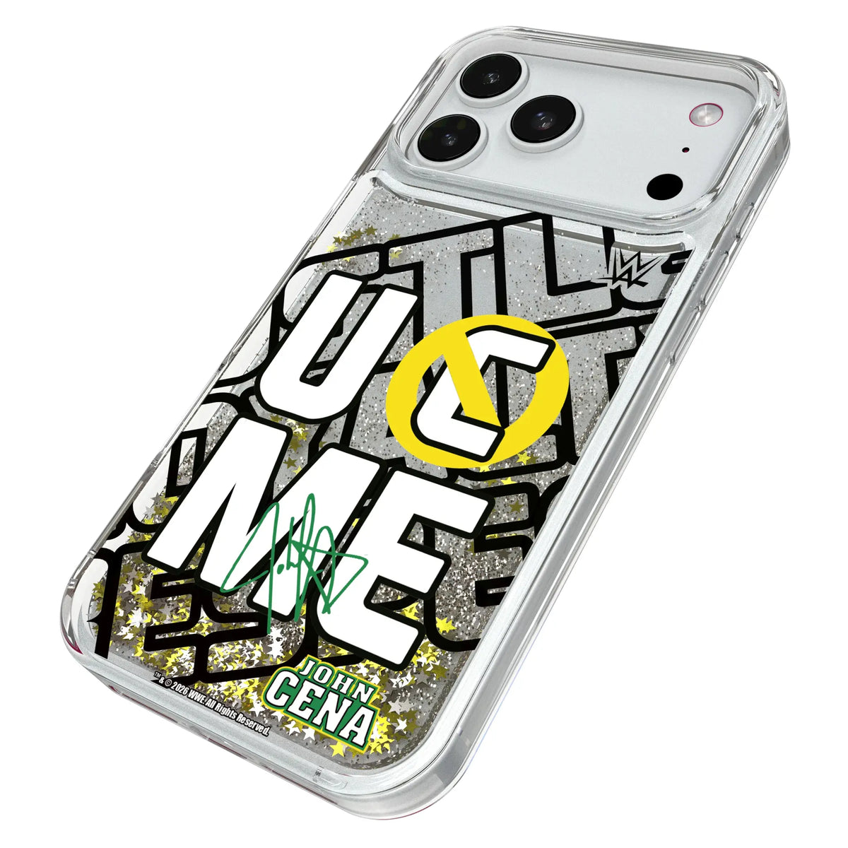 John Cena Impact iPhone Glitter Phone Case for Apple iPhone - Isometric View#Device_iPhone 18 Pro Max