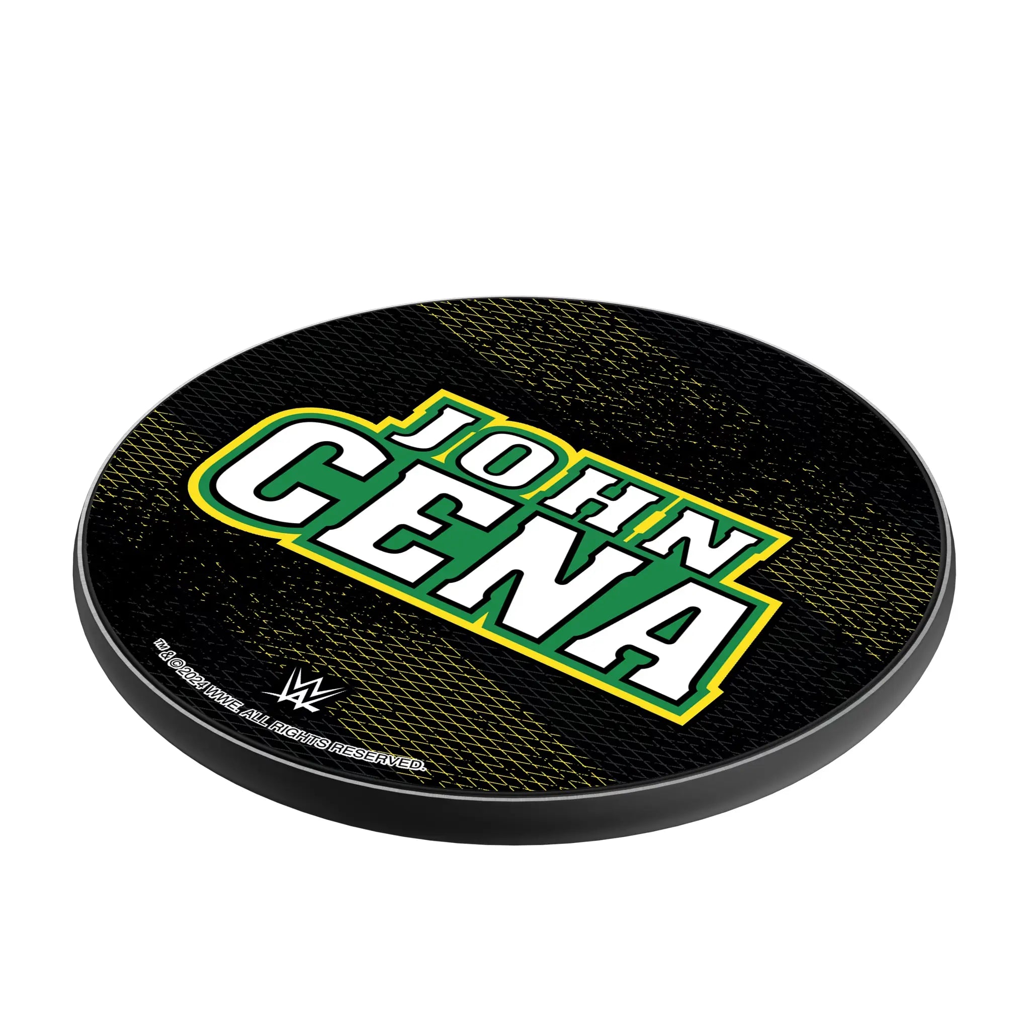 John Cena Steel 15-Watt Wireless Charger - Isometric View
