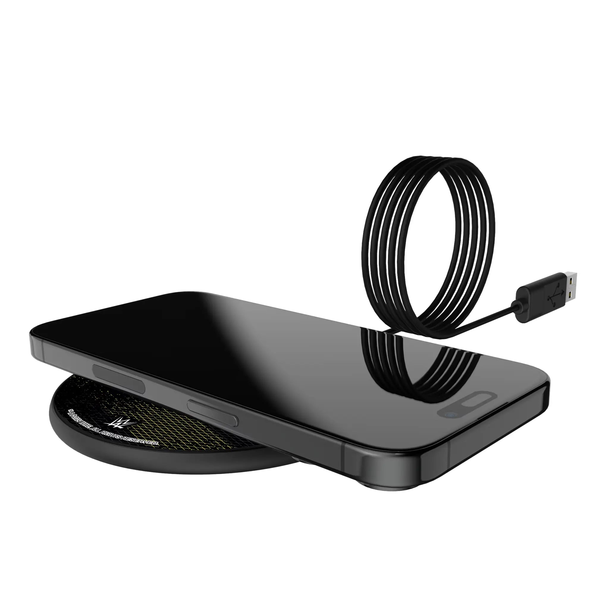 John Cena Steel 15-Watt Wireless Charger - Lifestyle